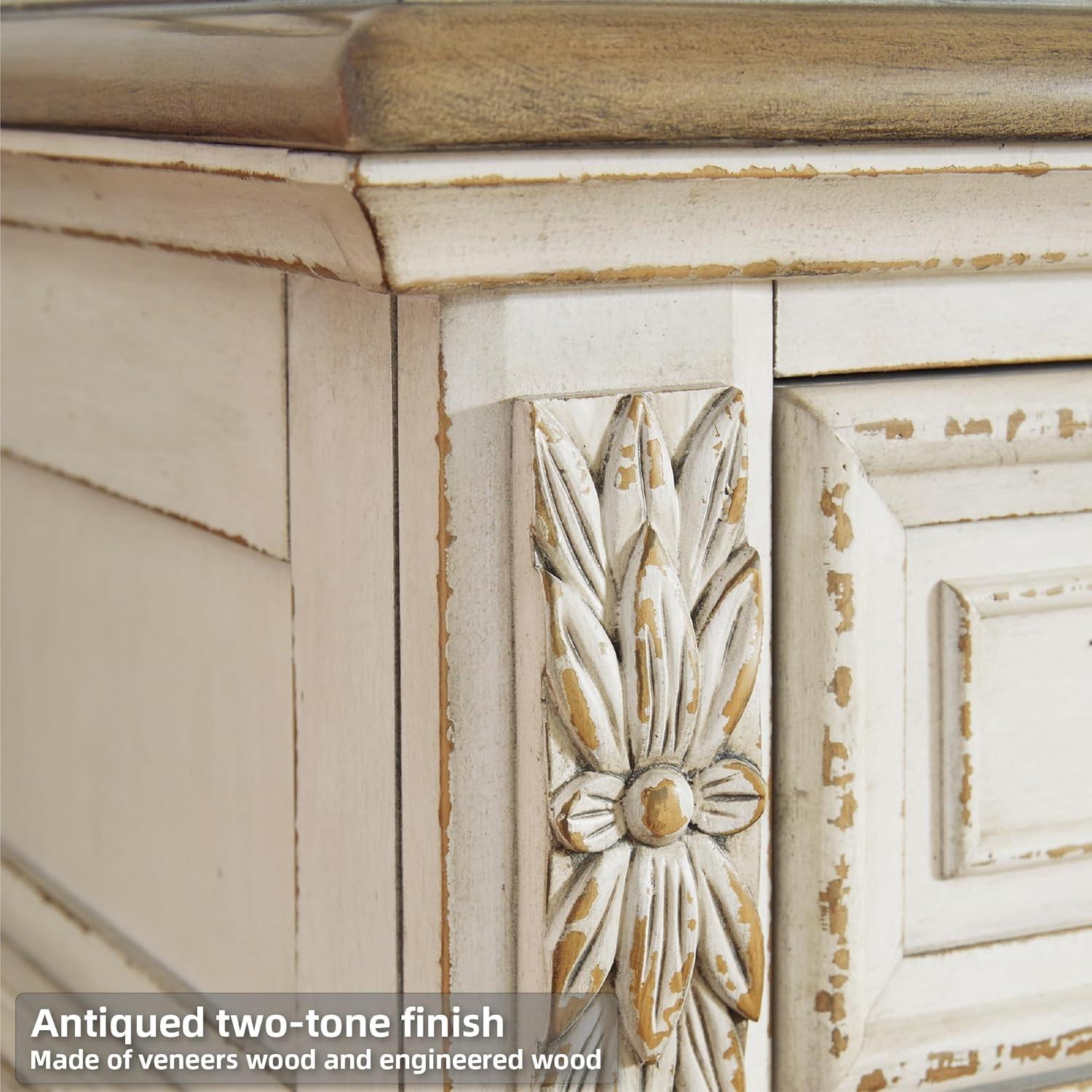 Hayley 3 - Drawer Nightstand in White
