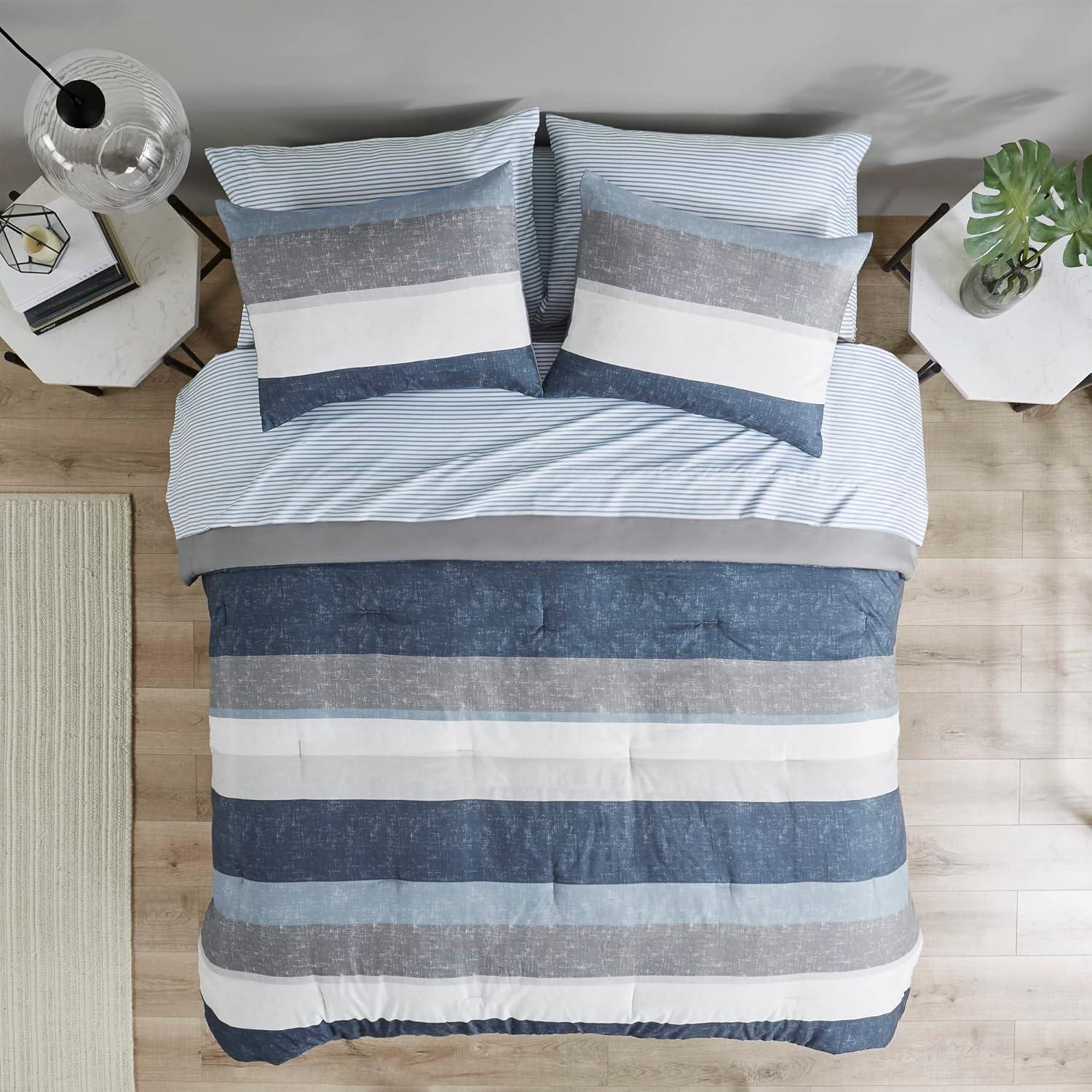 Madison Park Essentials Jaxon Comforter Set with Bed Sheets