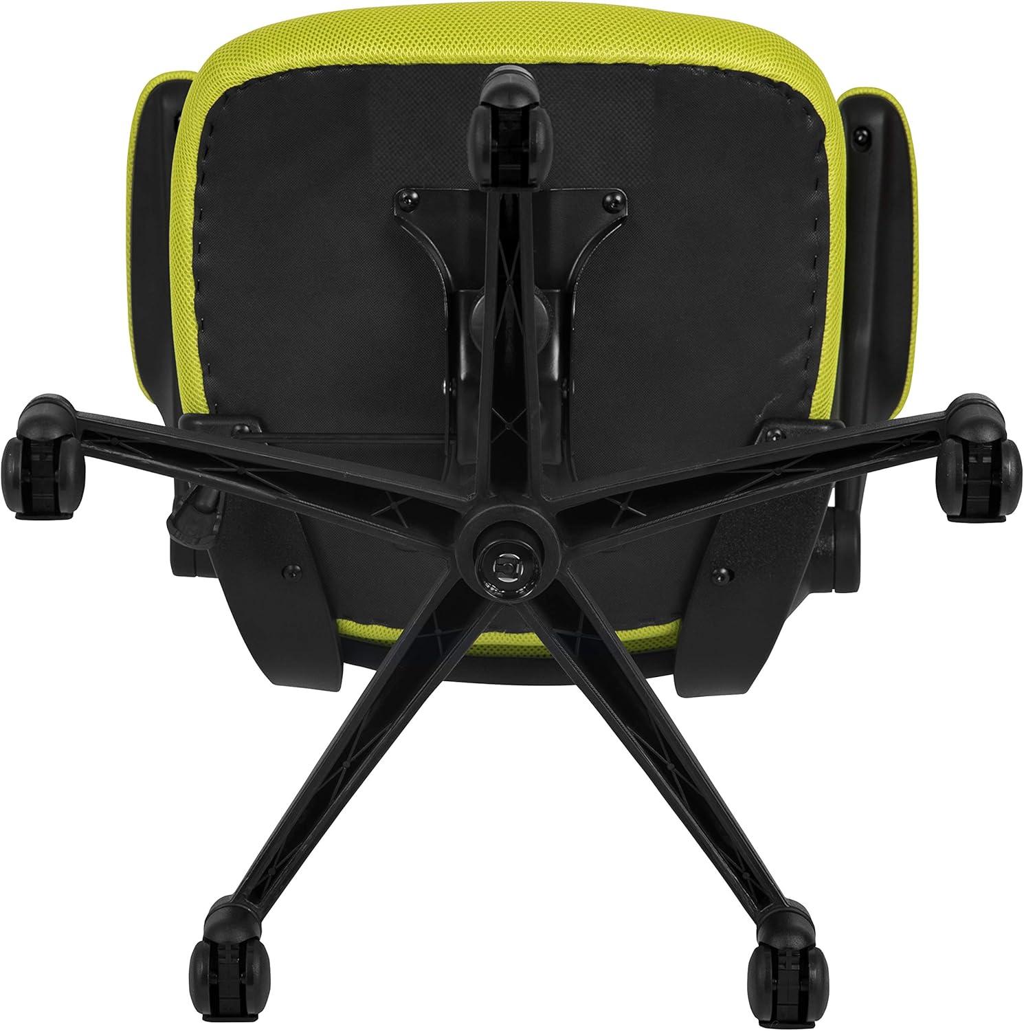 Jayetta Mid-Back Mesh Swivel Ergonomic Office Chair with Flip-Up Arms