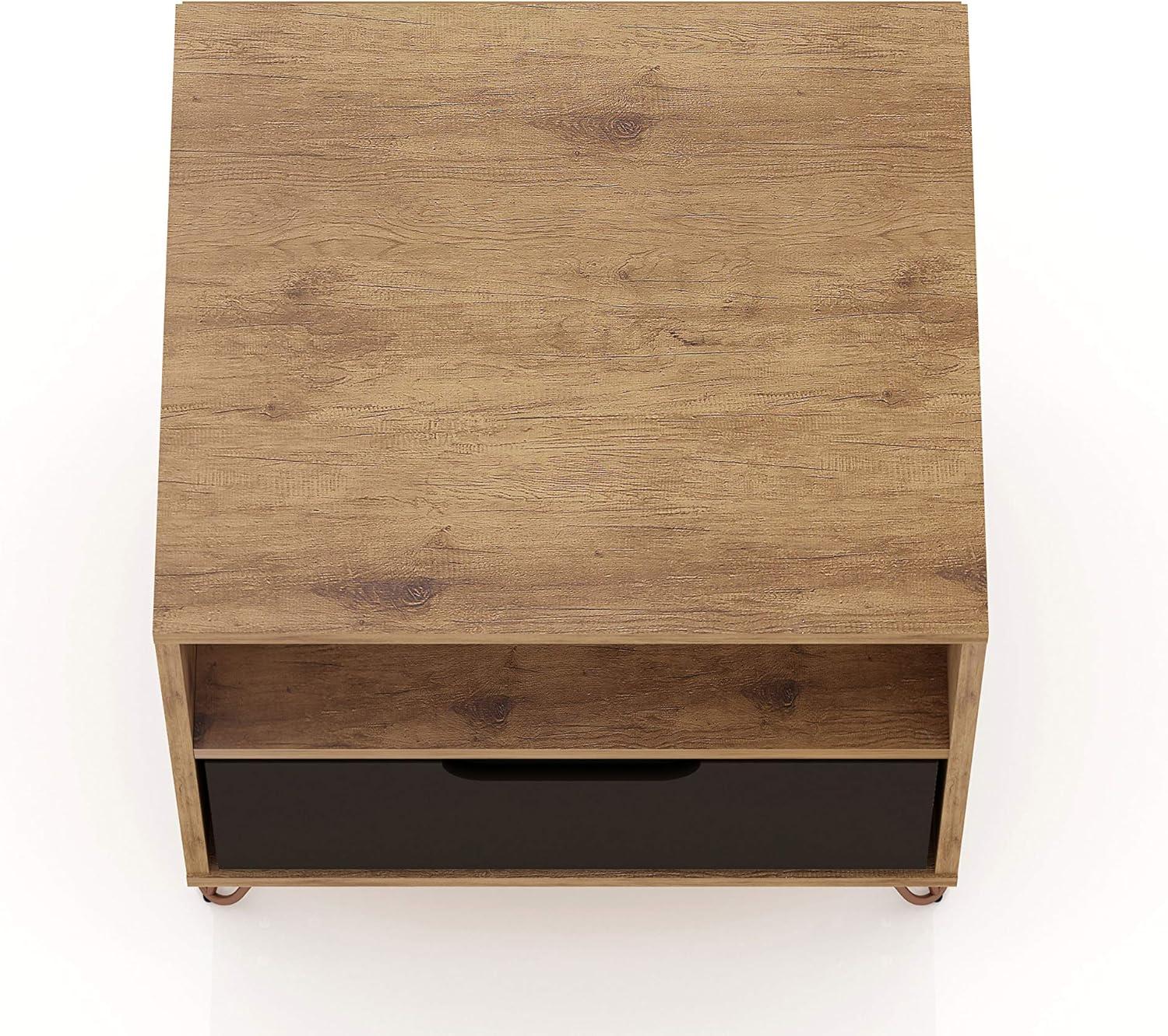 1.0 Rockefeller Nightstand - Manhattan Comfort