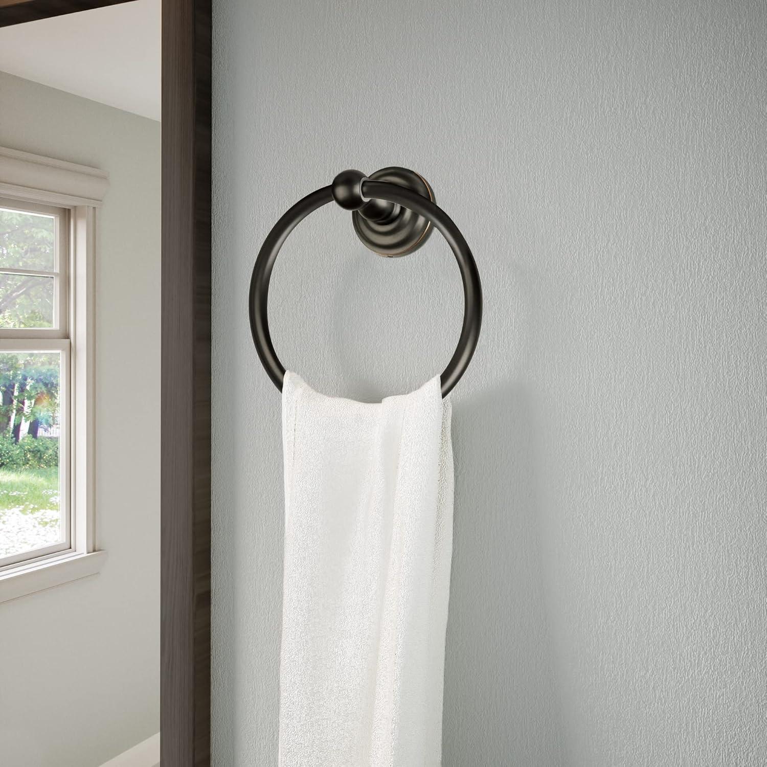 Oil Rubbed Bronze Wall Mounted Towel Ring