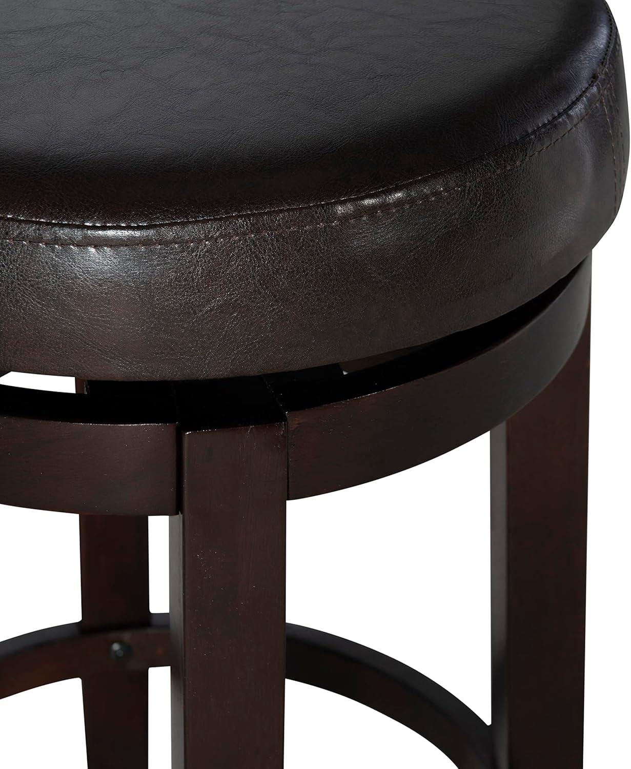 Maya Swivel Backless Counter Height Barstool - Linon