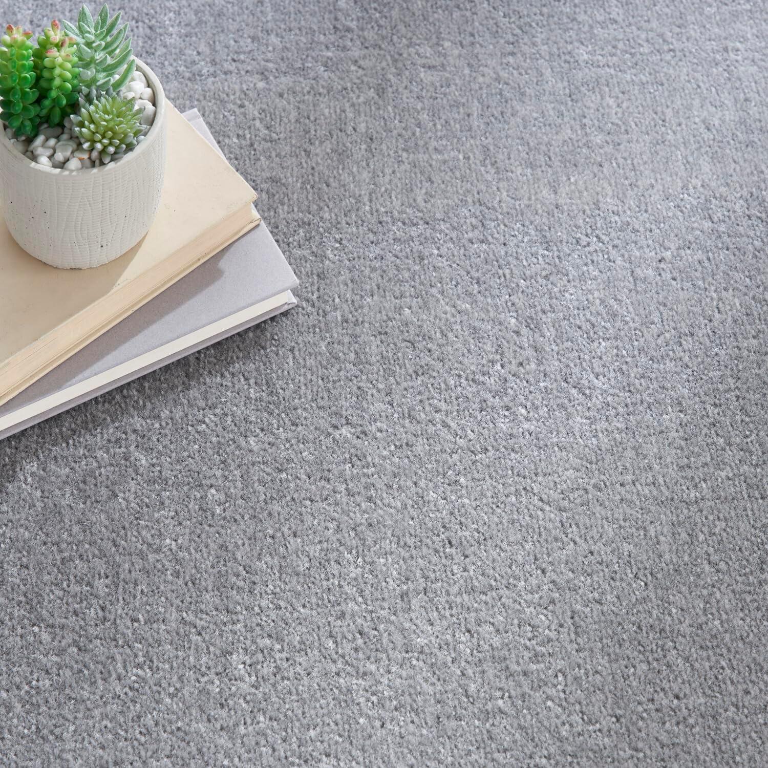 Nourison Essentials Easy Care Indoor Outdoor Area Rug - Silver Grey 10' x 14'
