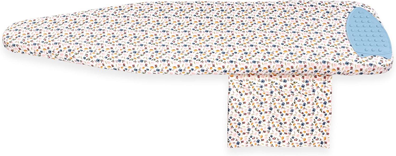 Dritz Clothing Care Ironing Board Cover Plus: Cotton Padded Multicolored Cover for Clothes Ironing