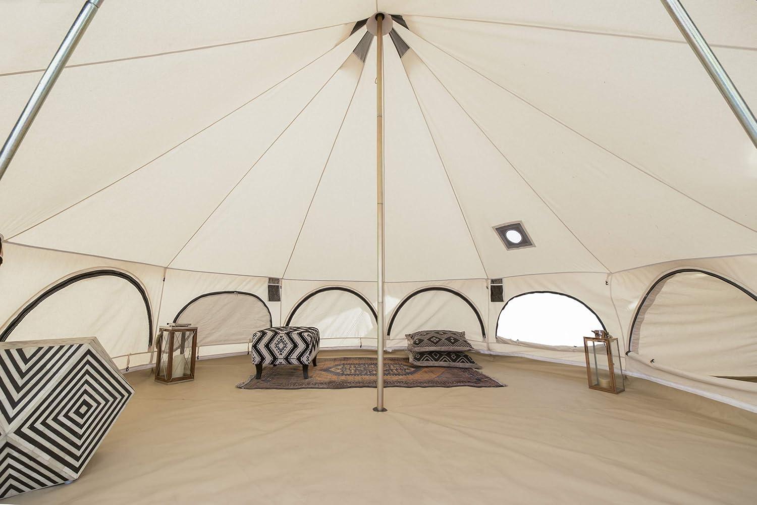 White Duck Outdoors 13ft Avalon Bell Tent (Fire & Water Repellent)