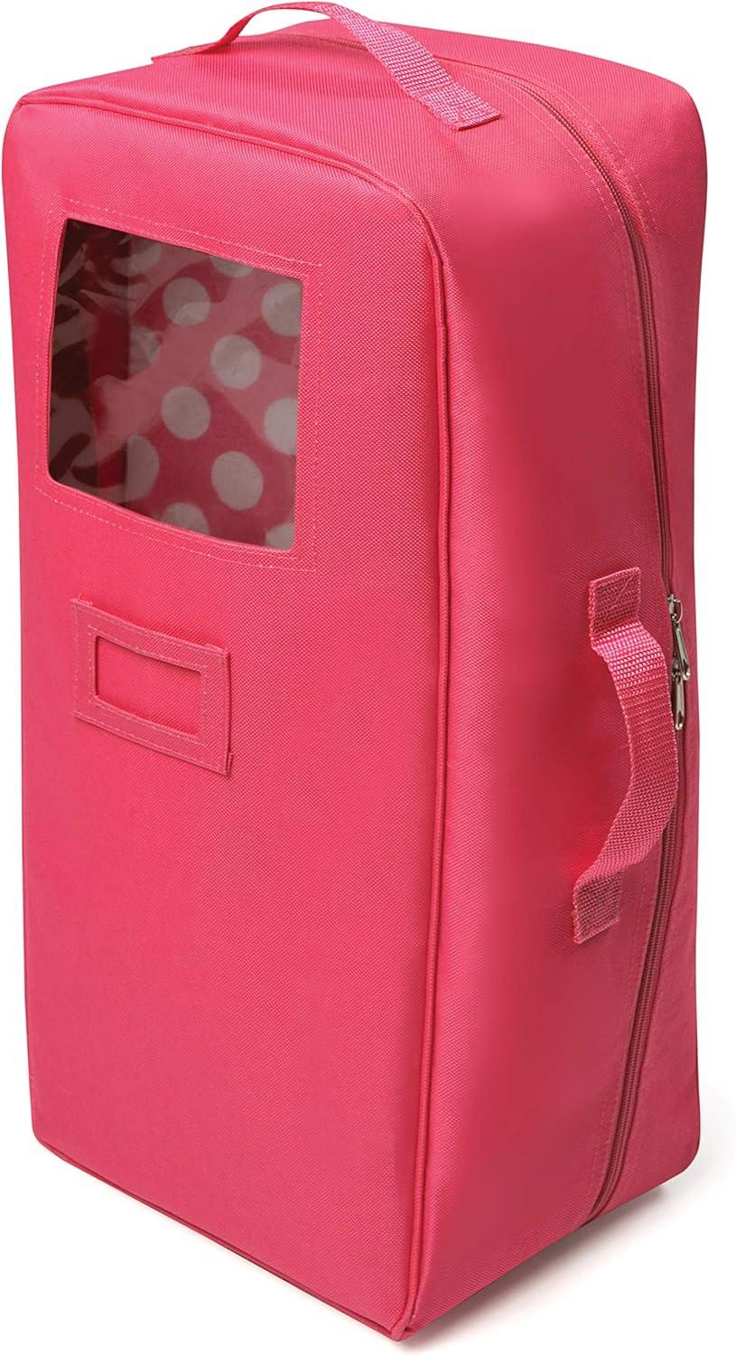 Badger Basket Doll Travel Case with Bed & Bedding