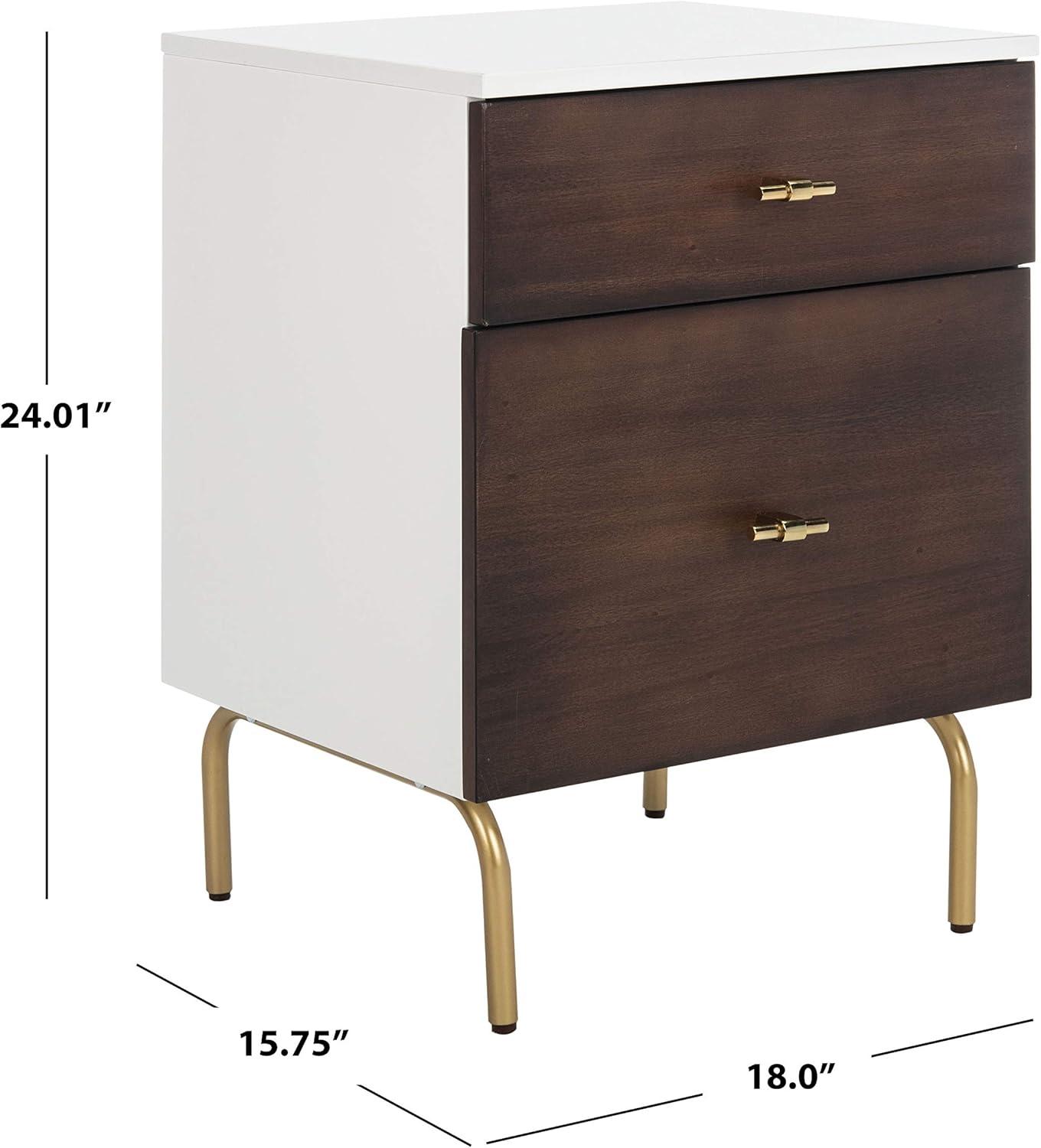 Genevieve 2 Drawer Nightstand  - Safavieh