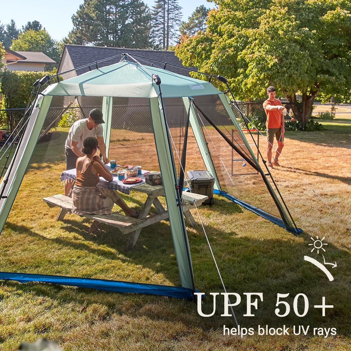Coleman 13'x15' Skylodge Instant Screened Shelter Canopy Tent - Moss
