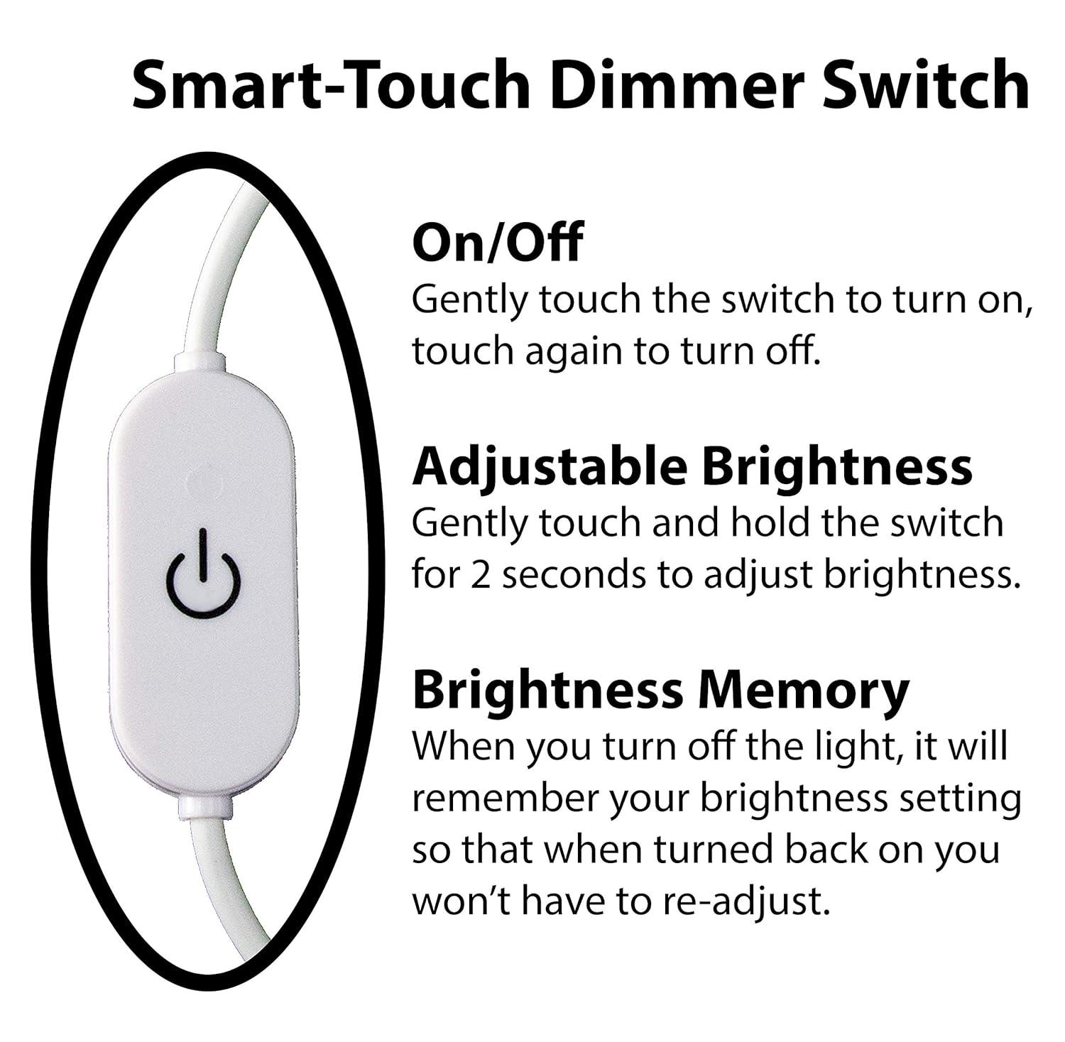 The Light Multipurpose LED Lighting Strips for Sewing, Quilting, Crafting and More. Incudes: 12" LED Light Strip, 67" Power Cord, 3M Adhesive VHB Tape & Mounting Clips