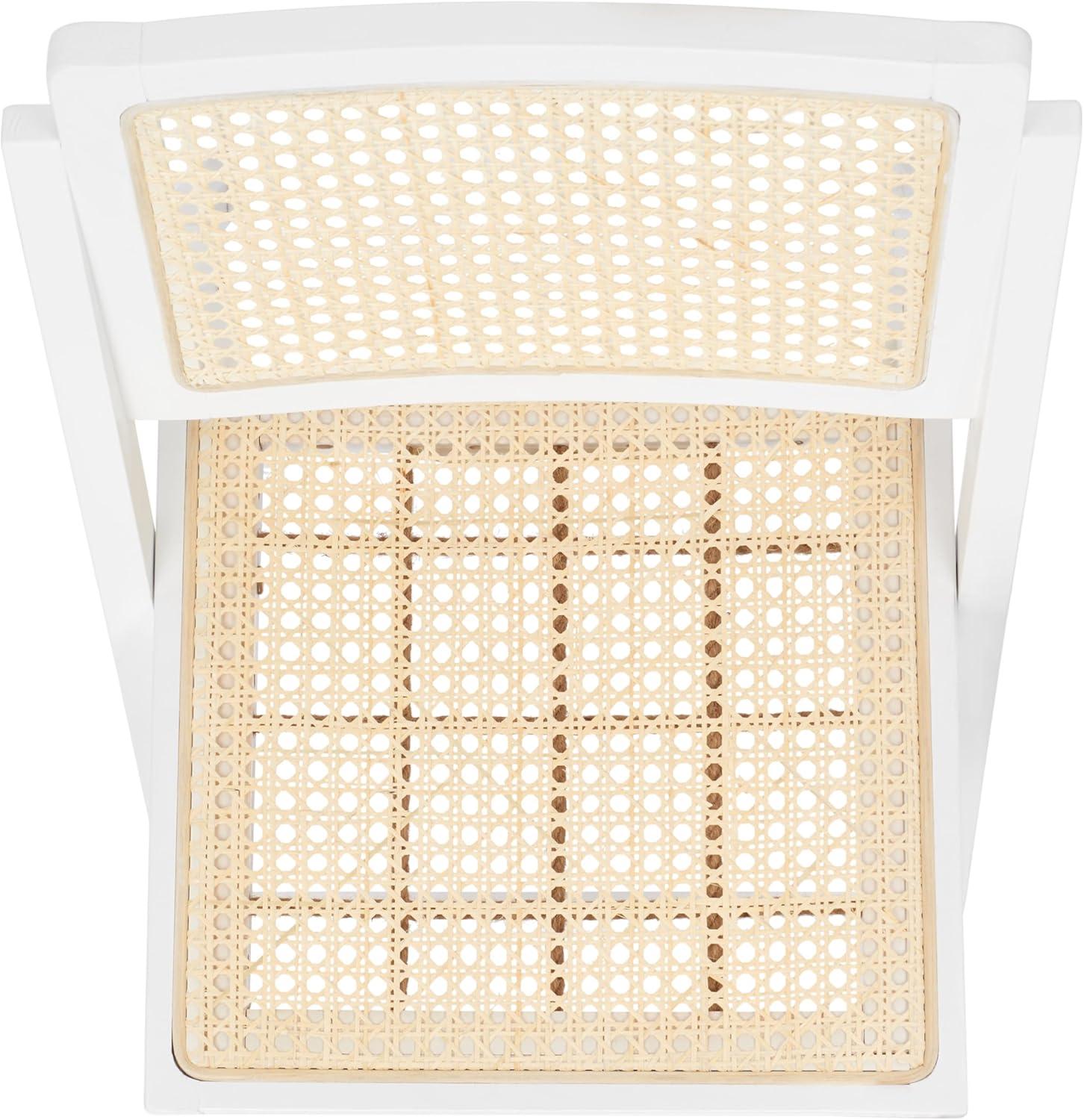 Dan Rattan Folding Dining Chair