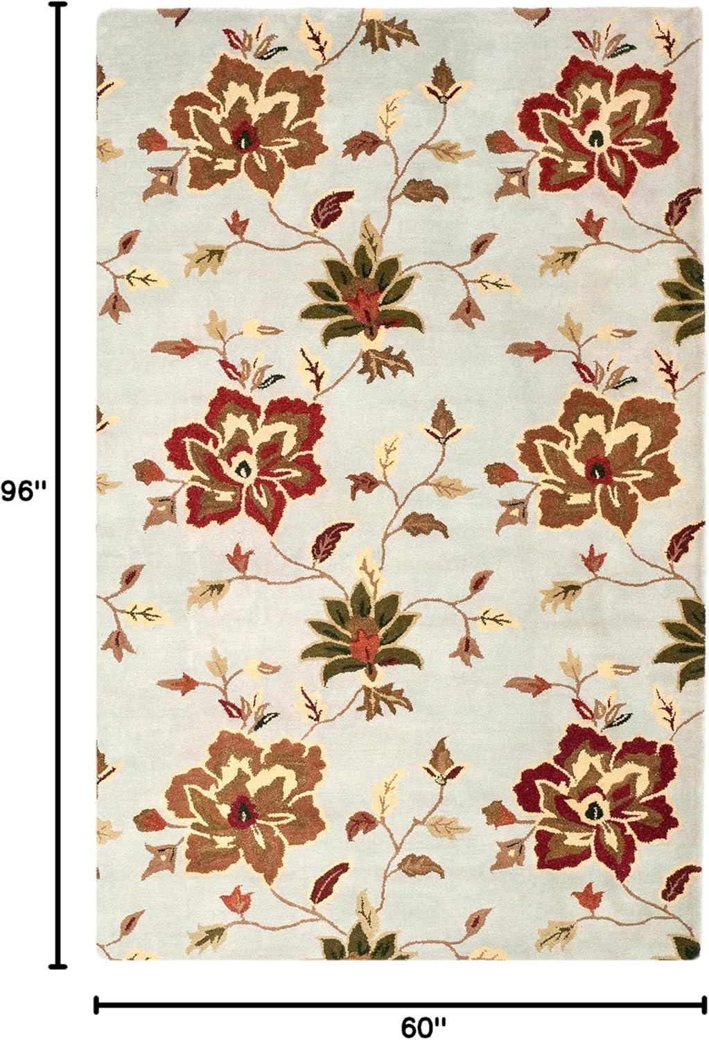 World Menagerie Arber Hand Tufted Wool Floral / Flower Rug