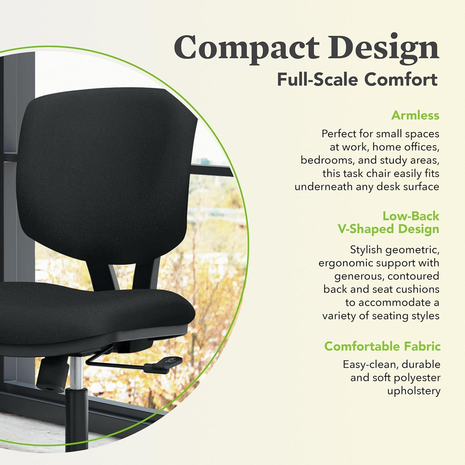 HON Volt Task Chair, Black Fabric