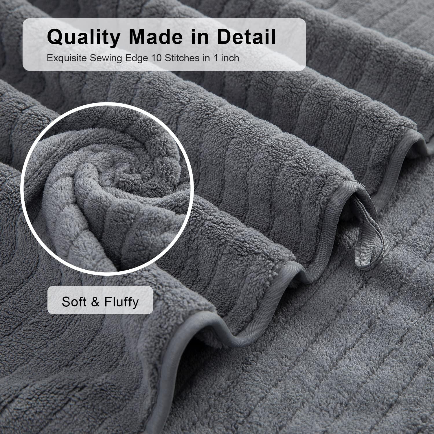 Madison Park Signature 800GSM Ultra-Soft 100% Cotton Absorbent Towel Set