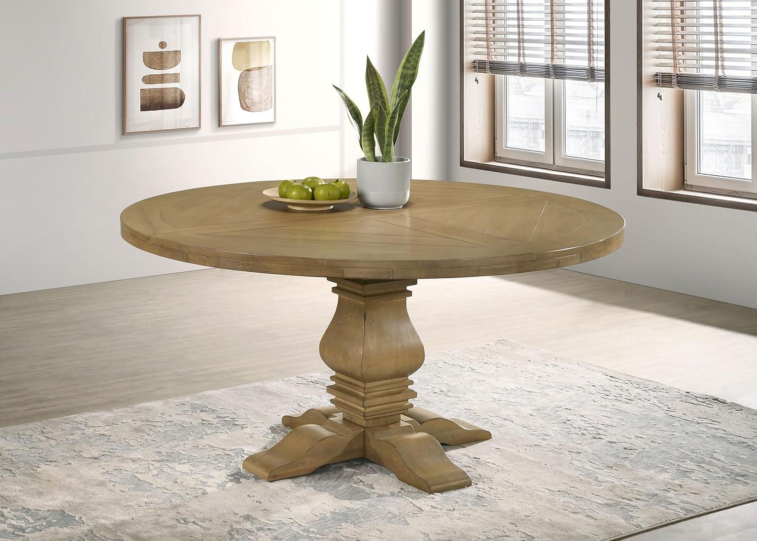 Morriston Round Solid Wood Dining Table