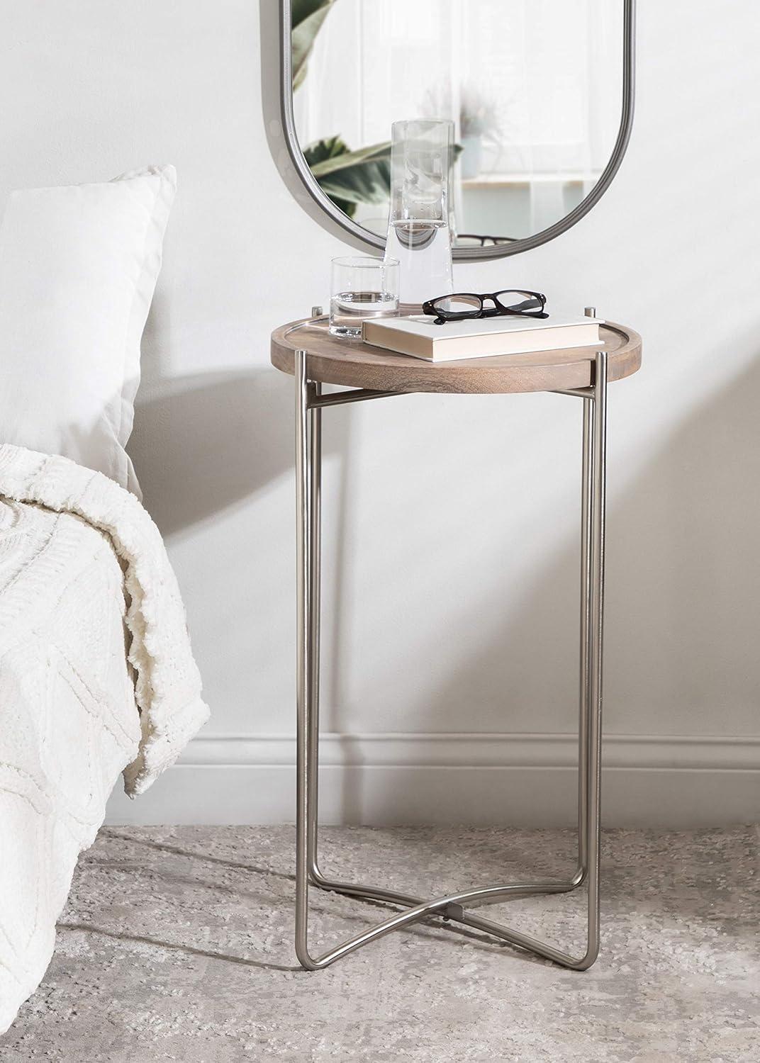 Kate and Laurel Vale Round Side Table