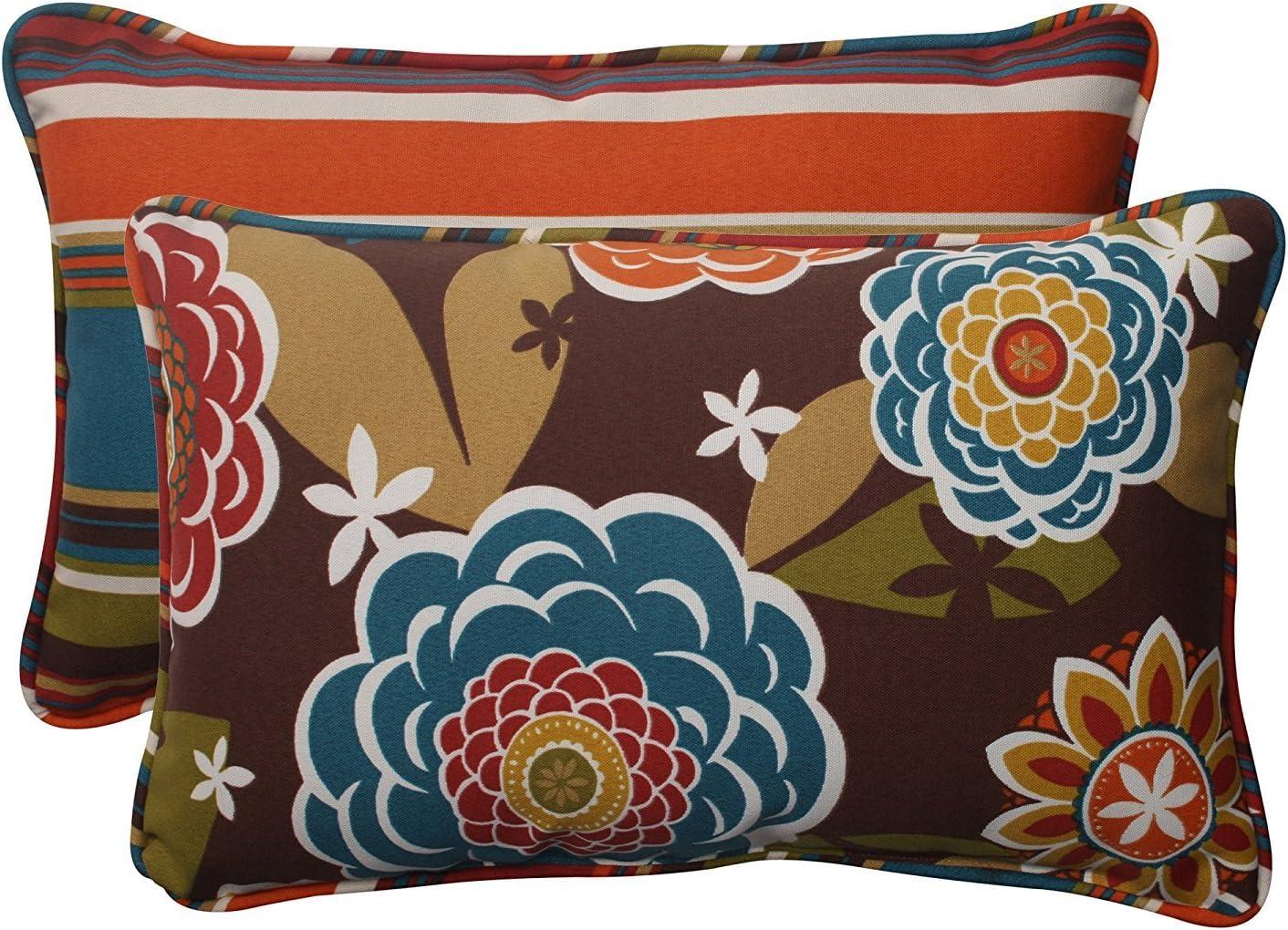 Indoor/Outdoor Reversible Throw Pillow