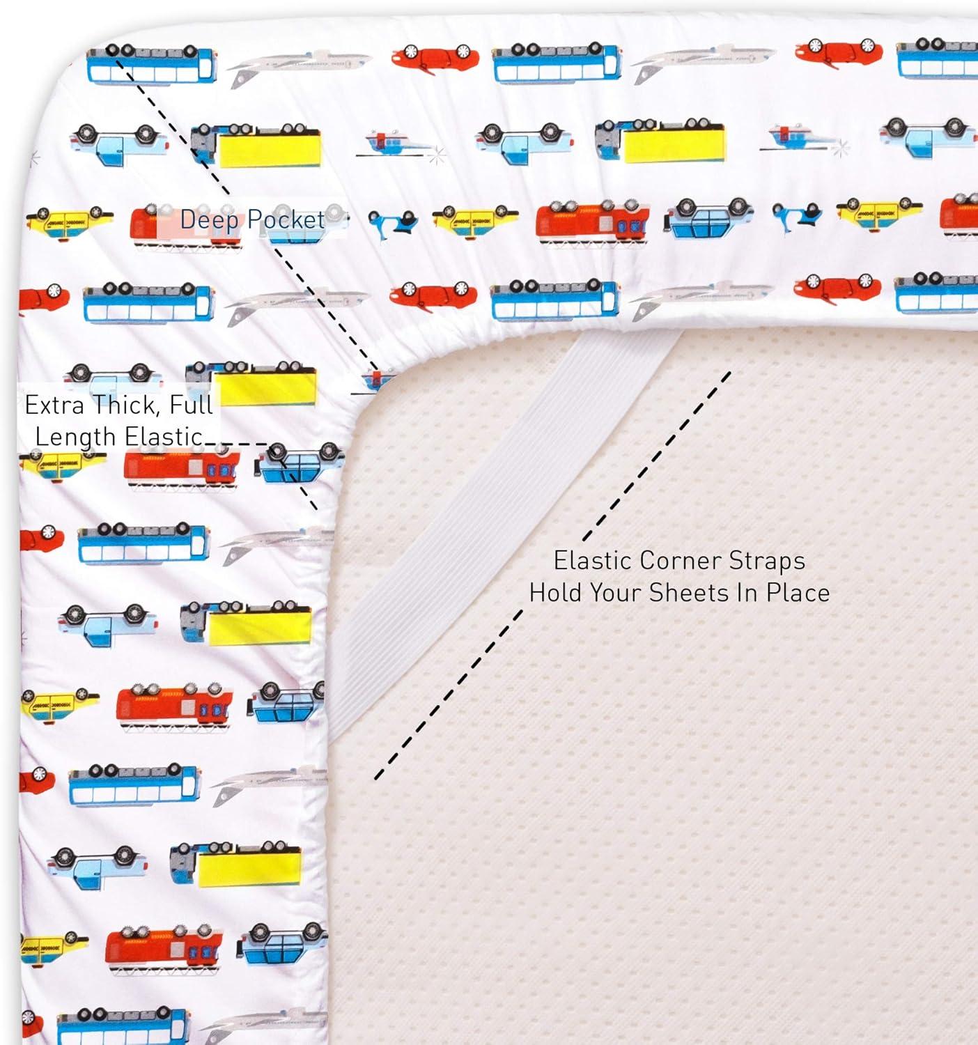 Transportation Microfiber Kids' Sheet Set By Sweet Home Collection®