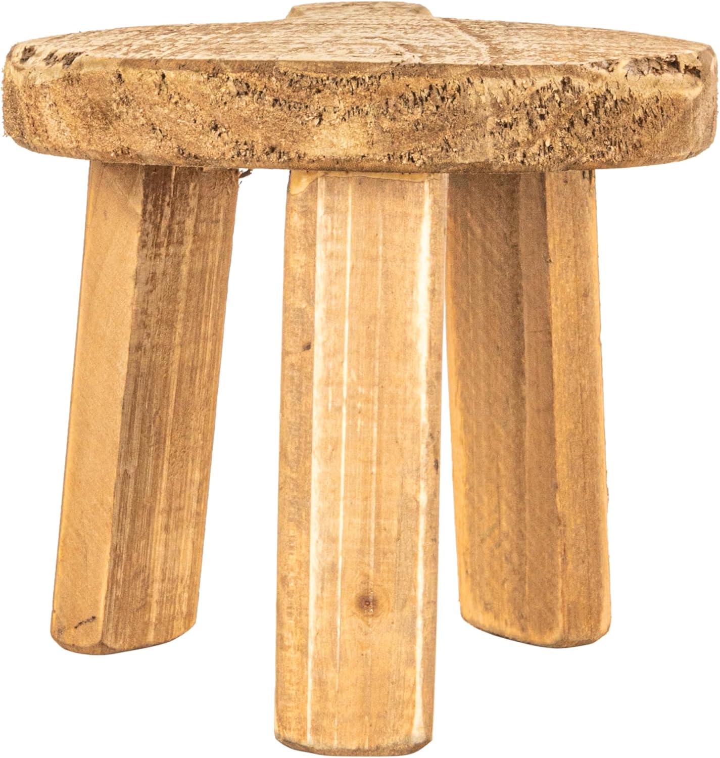 Creative Co-Op Fir Wood Pedestal