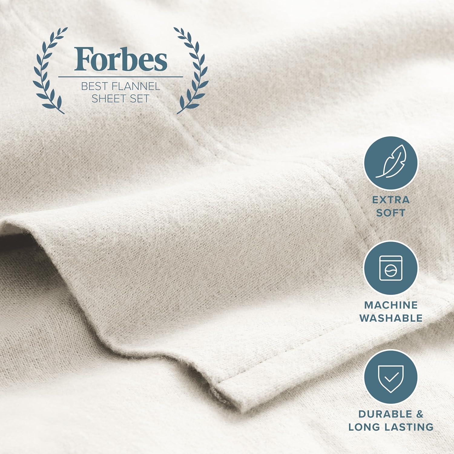 Bare Home 100% Cotton Solid Flannel Sheet Set & Reviews | Wayfair