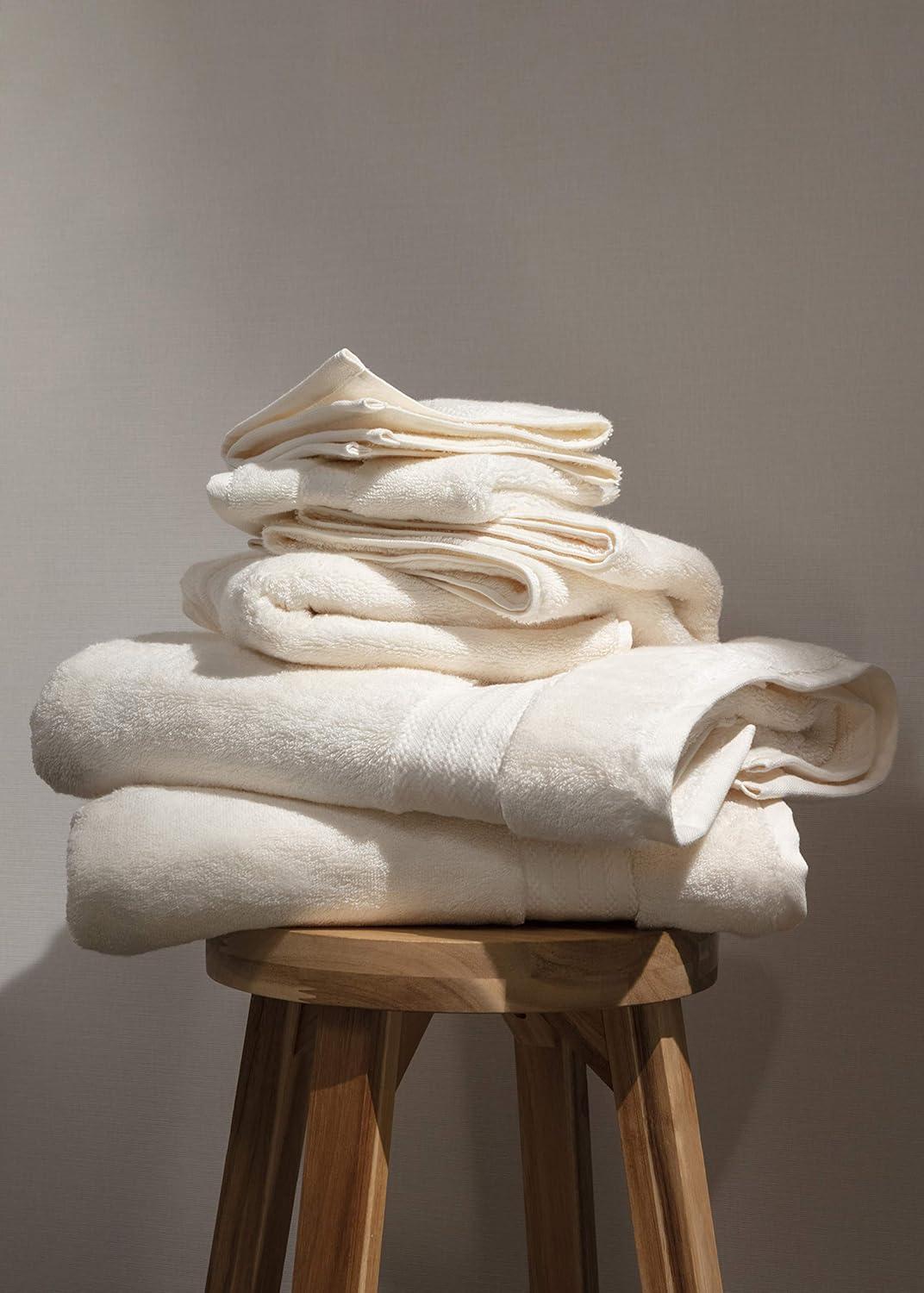 Fabdreams 6 Piece 100% Organic Cotton Towel Set