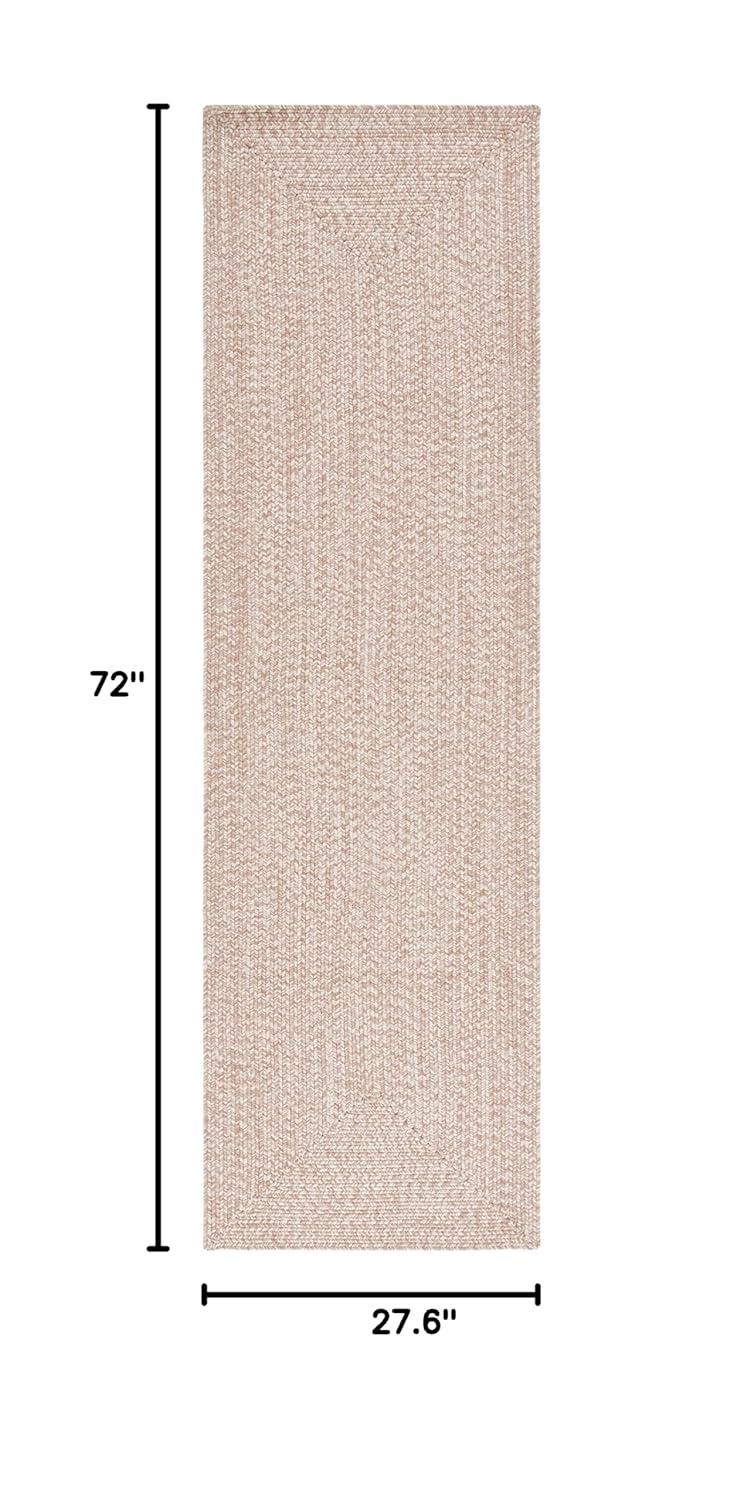 Braided BRA201 Hand Woven Indoor Machine Washable Runner Rug - Natural - 2'3"x6' - Safavieh