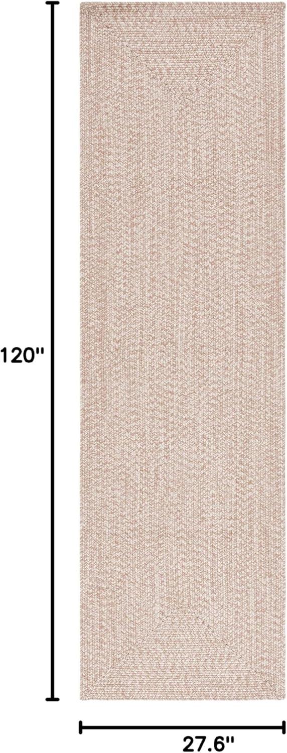 Braided BRA201 Hand Woven Indoor Machine Washable Runner Rug - Natural - 2'3"x10' - Safavieh