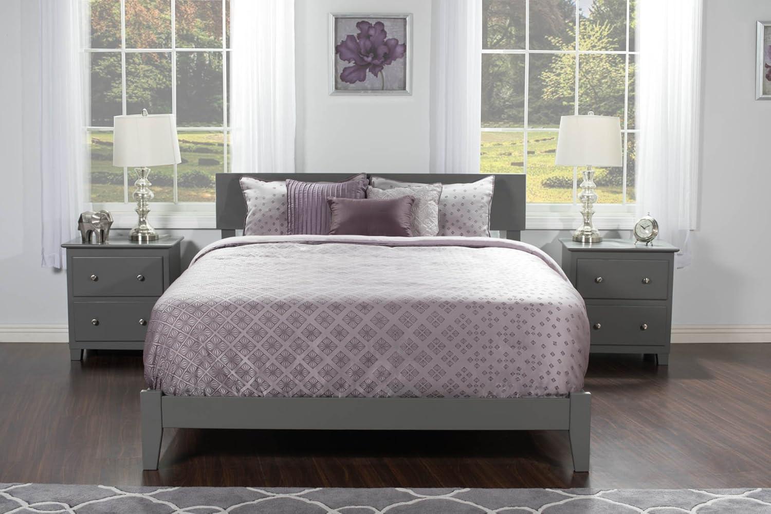 Orlando Traditional Bed in Multiple Colors and Sizes