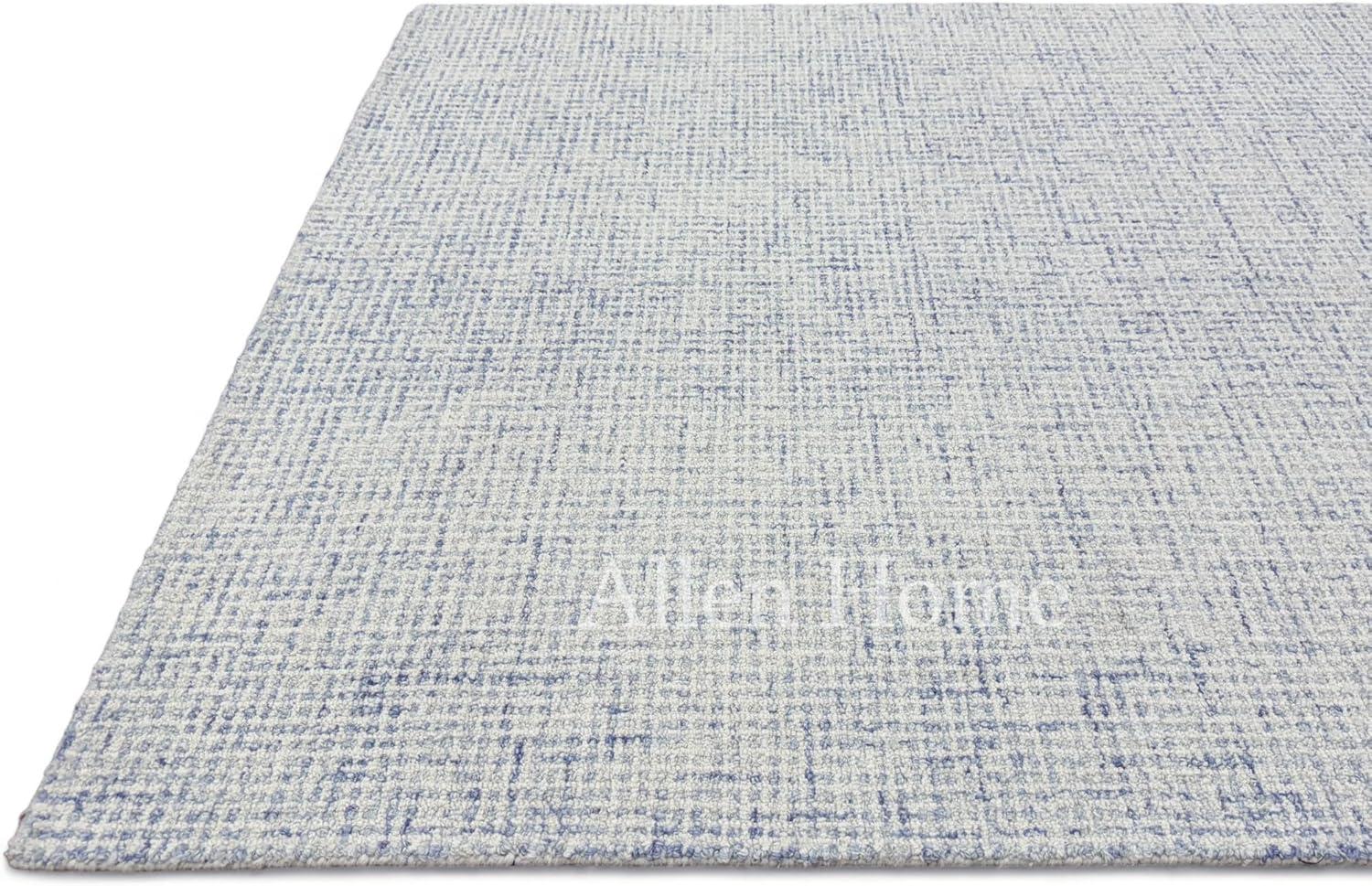 Rowe Handmade Tufted Ivory/Blue Rug