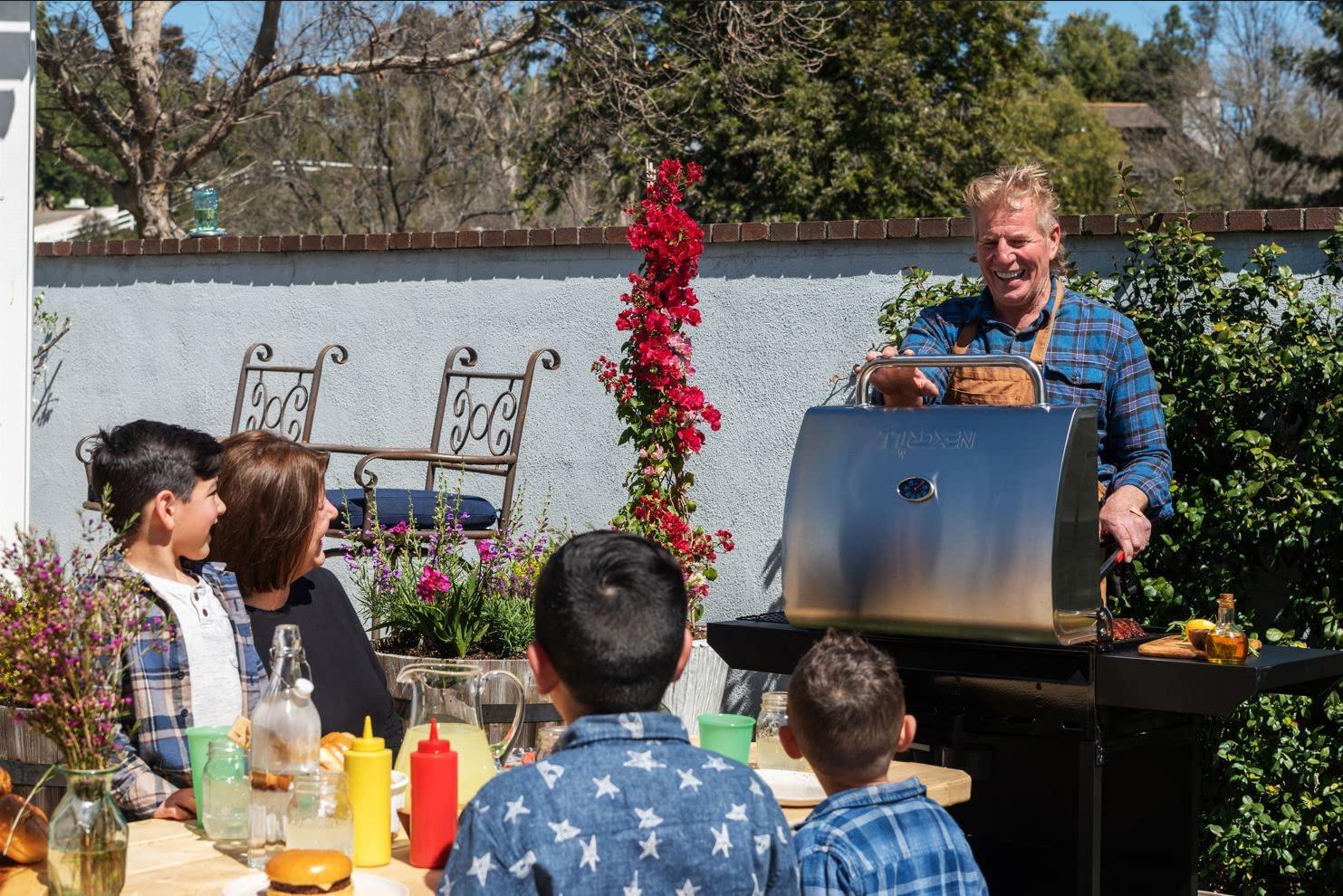 Nexgrill 3-Burner Black and Stainless Steel Propane Gas Grill