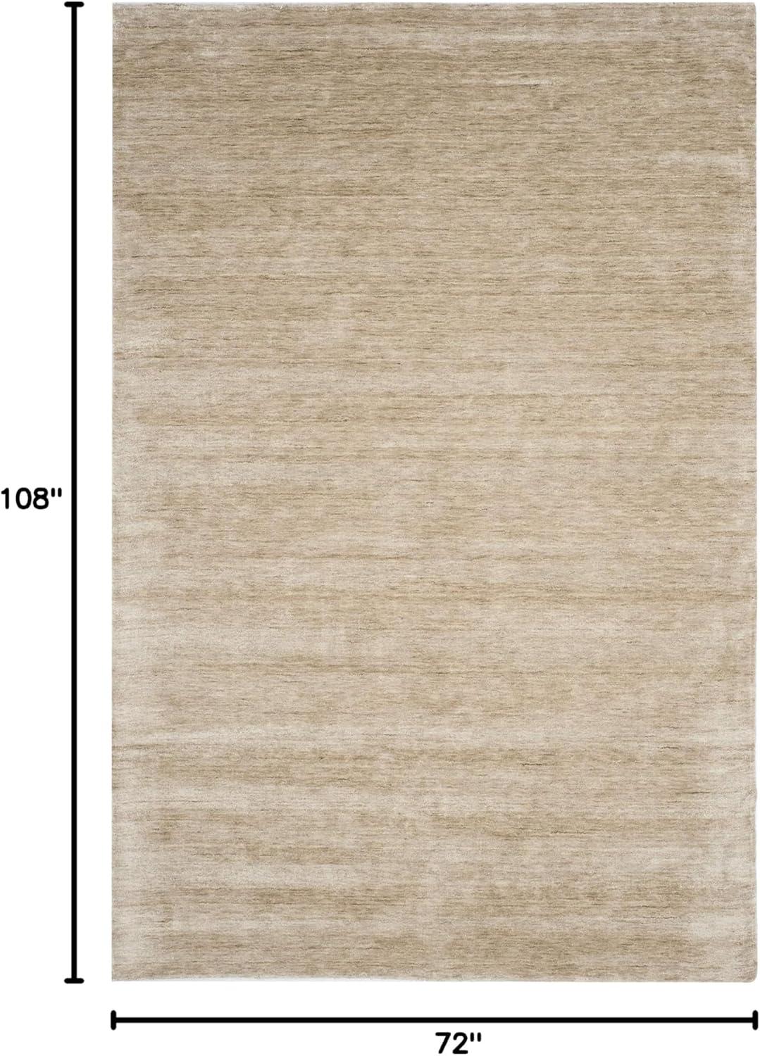 Jessup Hand Loomed Art Silk/Cotton Solid Color Rug in S/stone