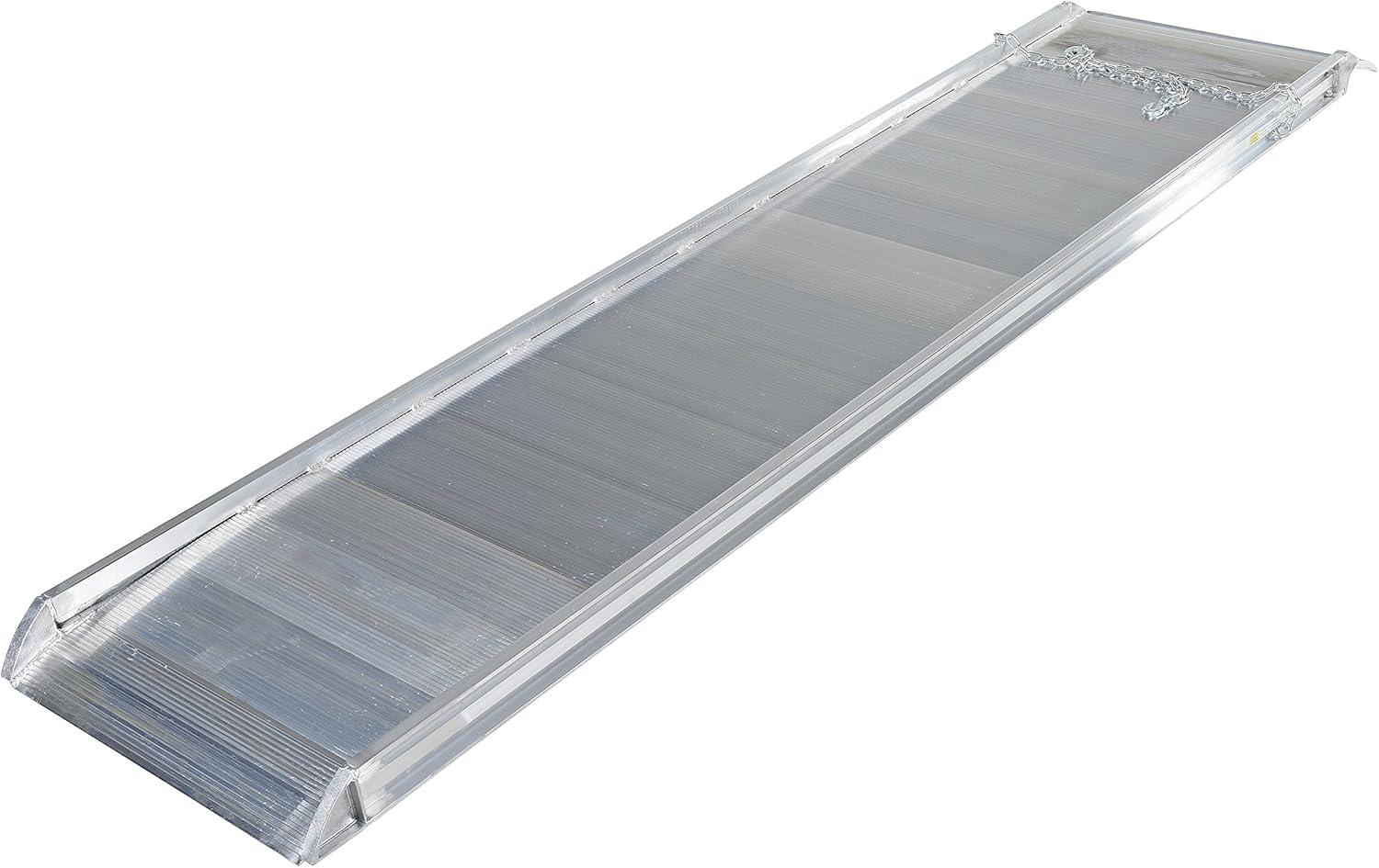 Vestil 120" x 28" Aluminum Walk Ramp with Safety Curbs