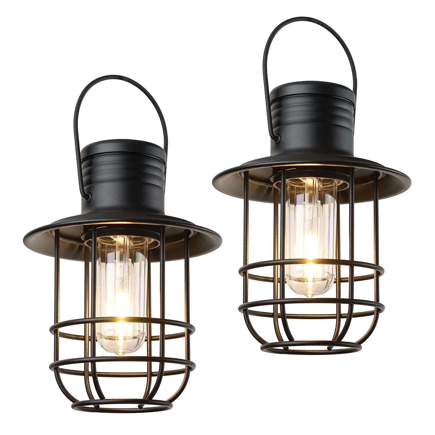 9'' Battery Powered Integrated LED Outdoor Lantern