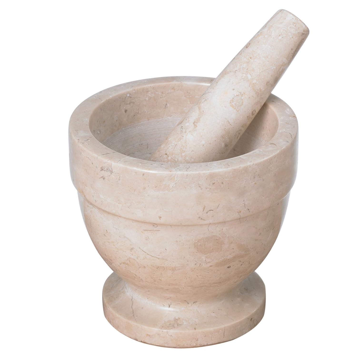 Creative Home Marble Mortar And Pestle Set