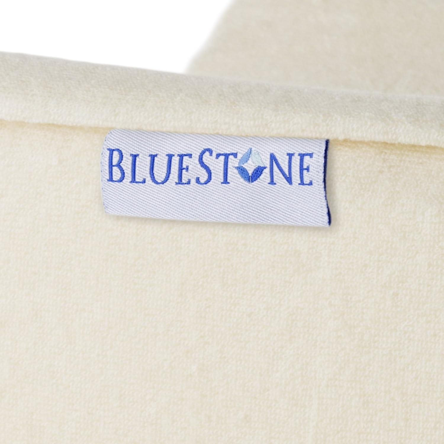 Bluestone Contoured Memory Foam Leg Pillow - White: Firm Support for Restless Legs, Universal Sleeper Pillow