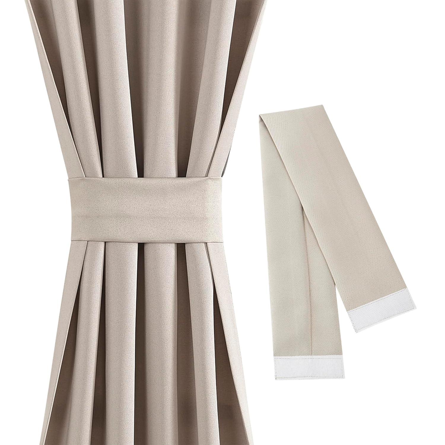 54"x72" Sun Zero Room Darkening Seymour Rod Pocket Door Curtain Panel Stone: Energy Efficient, Noise Reduction, Thermal Insulated