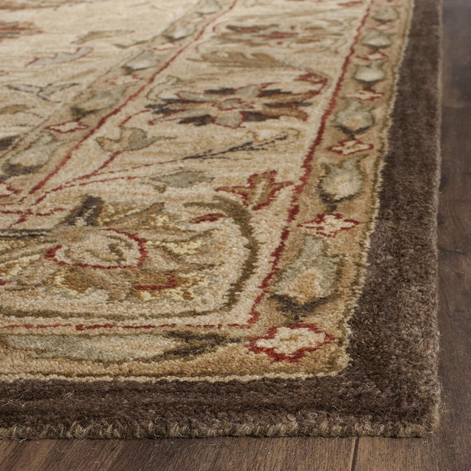 Antiquity AT812 Hand Tufted Indoor Area Rug - Beige/Beige - 7'6"x9'6" - Safavieh