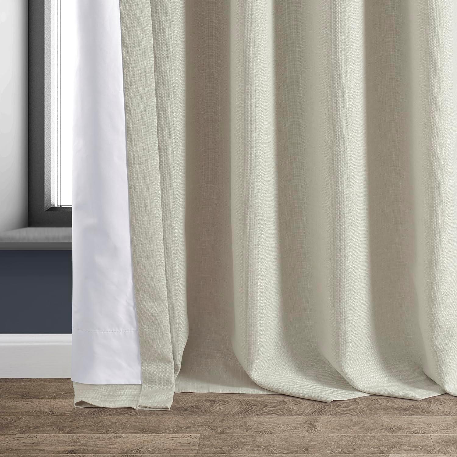 Caravan Beige 96" Blackout Linen Window Panel