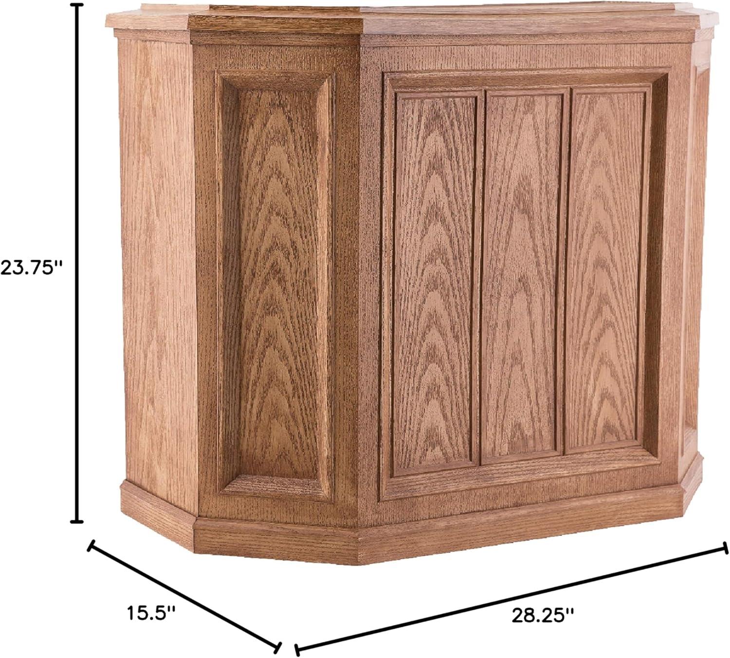 AIRCARE 696 400HB Whole House Credenza Evaporative Humidifier for 3600 sq. ft, Light Oak