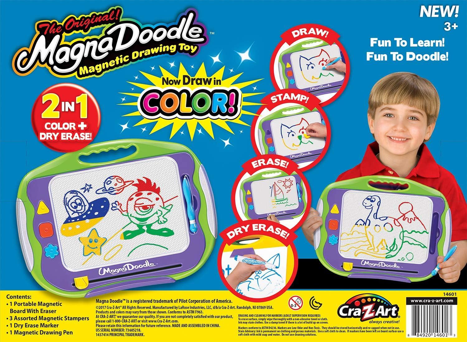 Cra-Z-Art Magna Doodle in Color - 50 Years of Creative Fun with Magnetic Drawing Board, Ages 3+