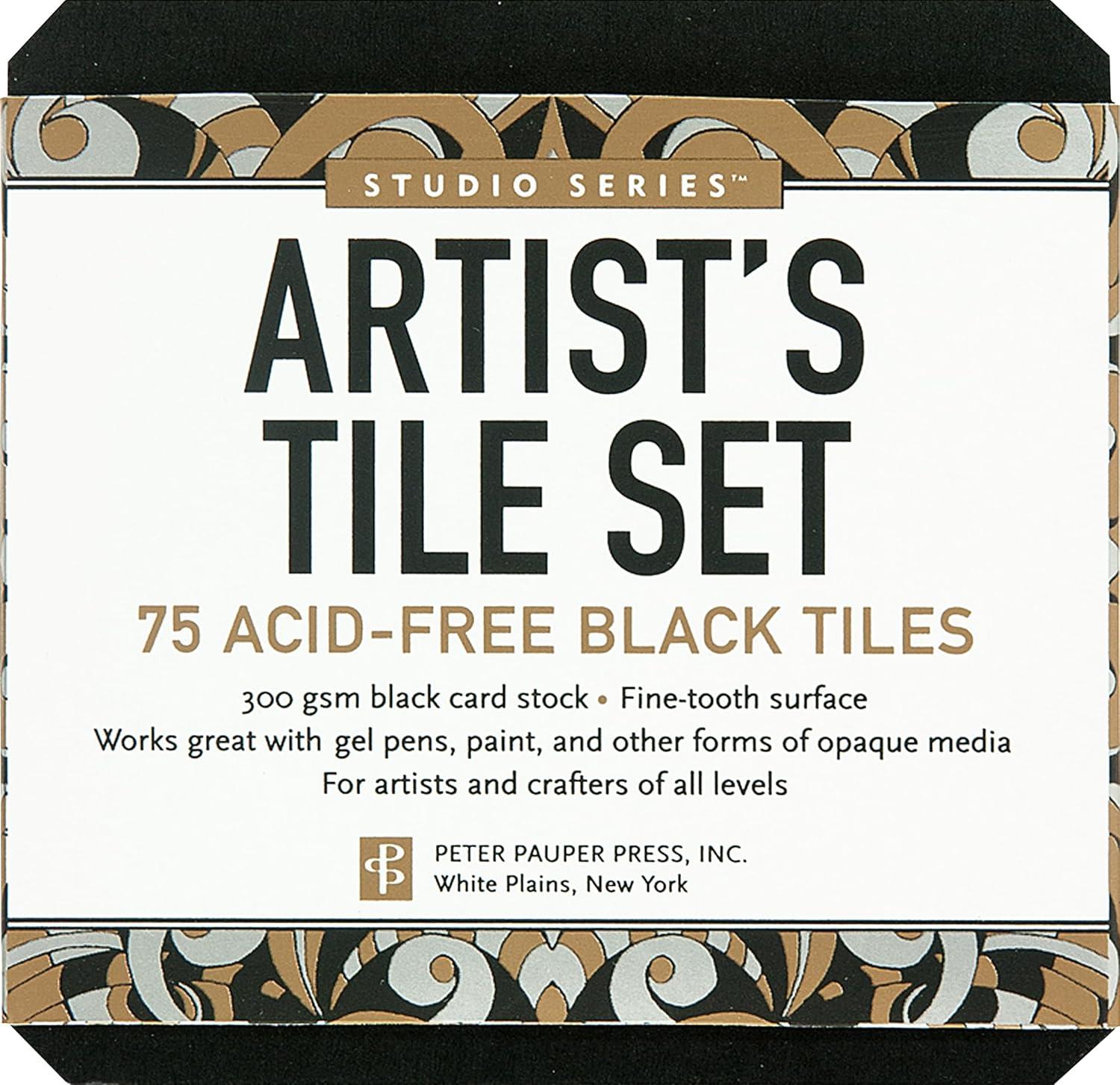 Studio Series Artist's Tiles: Black