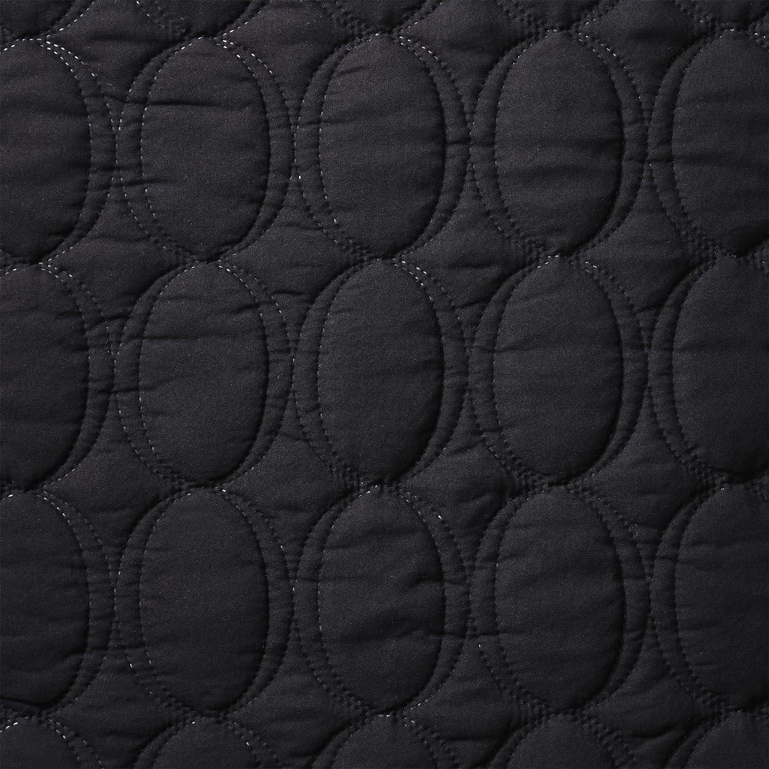 Nina Embossed Basketweave Quilt Set