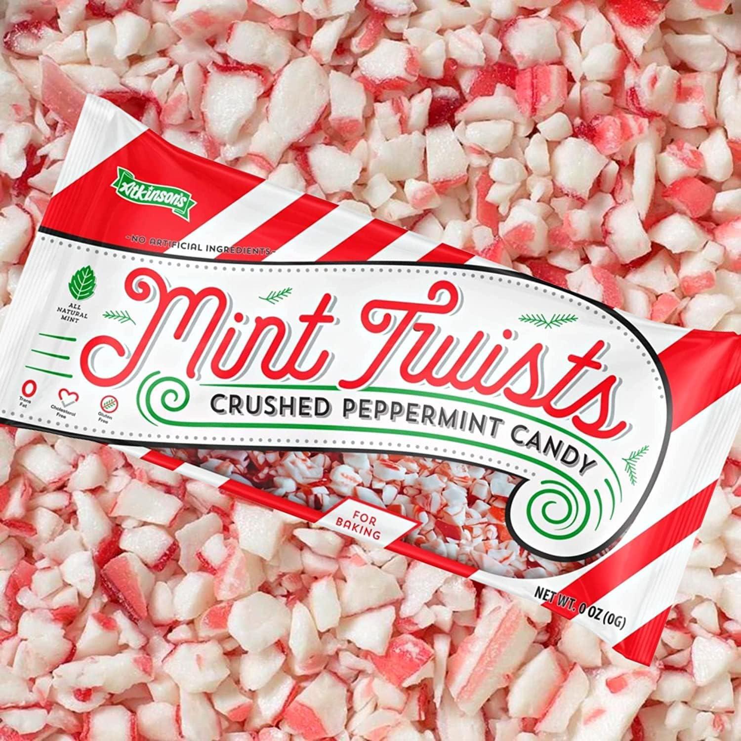 Atkinson's Mint Twists Crushed Peppermint Candy - 8-oz. Bag