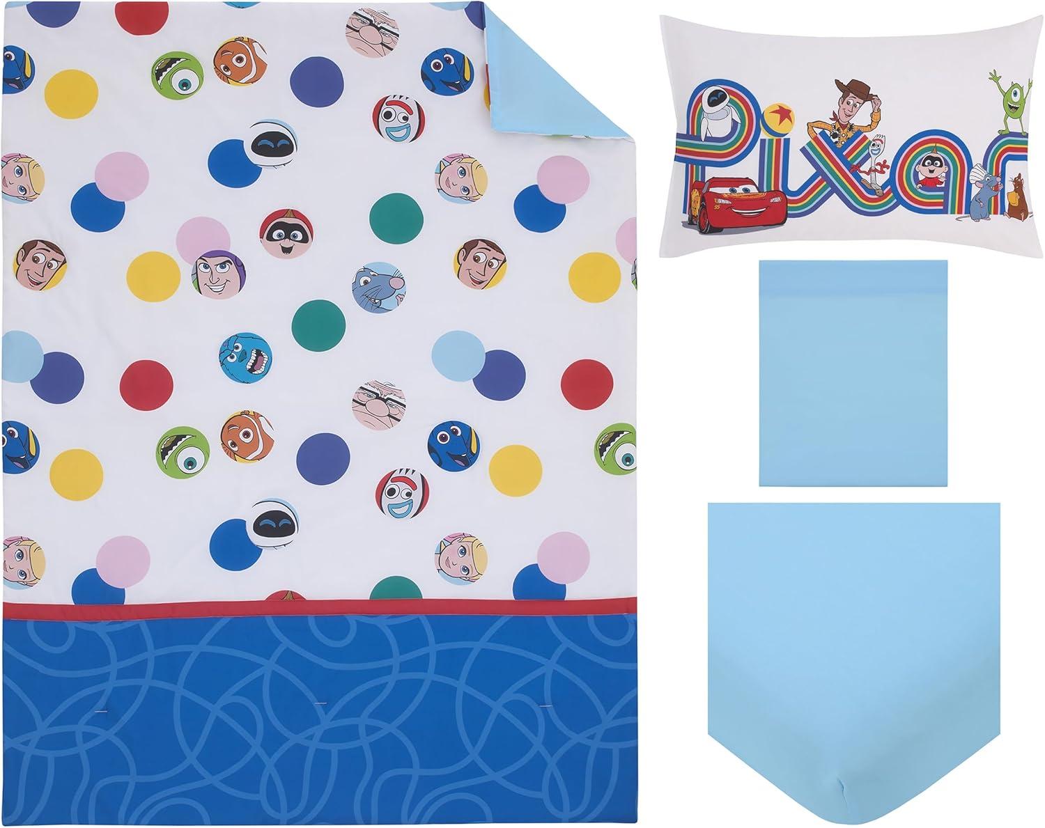 Nojo Disney Pixar Choose Happy Toddler Collection Disney/Pixar Toddler Bedding Set