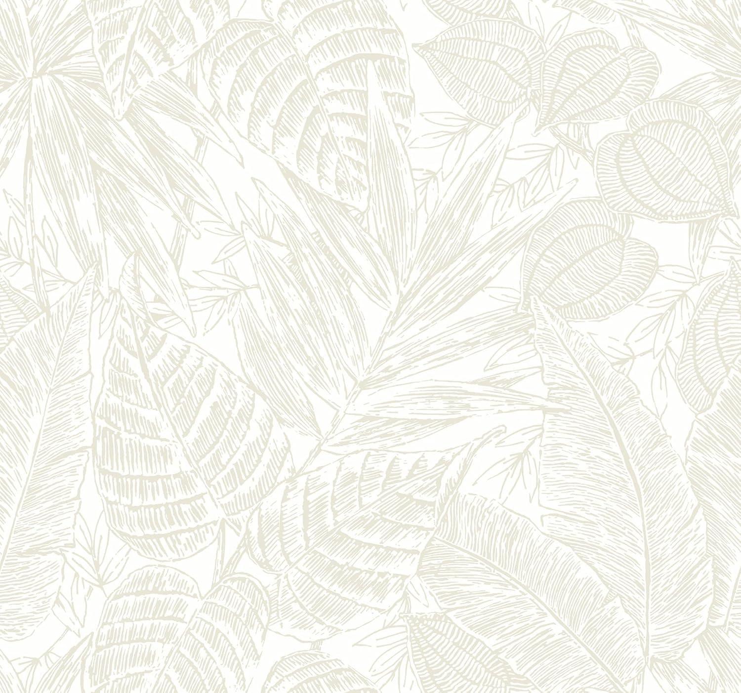 Scott Living Home Brentwood Palm Leaves Wallpaper