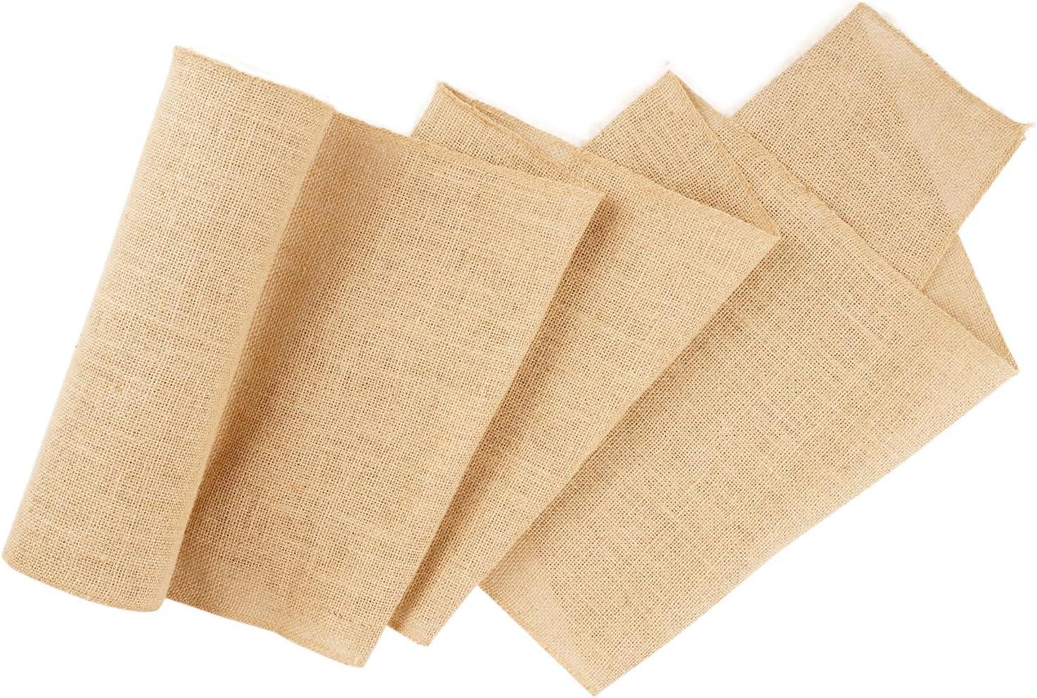 Burlap Fabric Roll, 14 in. x 150 ft. and 50 x 50 High Density Wide Natural Burlap Fabric Rolls, Cabinet Type