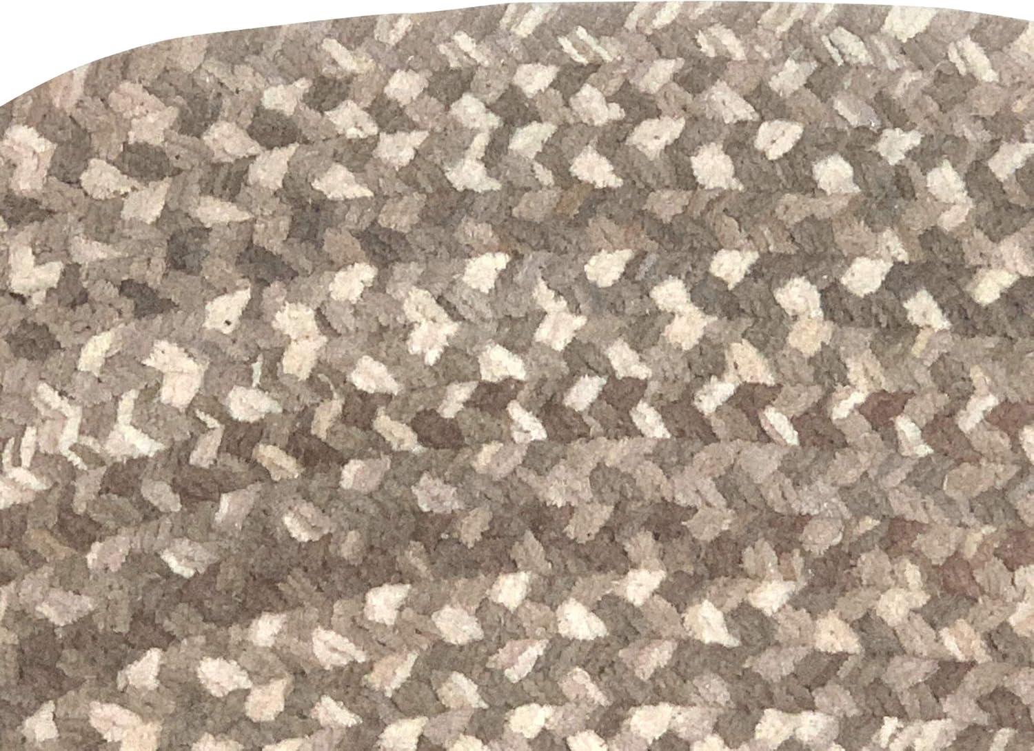 Better Trends Braided Runner Rug 24"x 72" 100% Cotton Rug for Indoor Use, Area Rug for Bedroom Ombre Chenille Collection - (Beige)