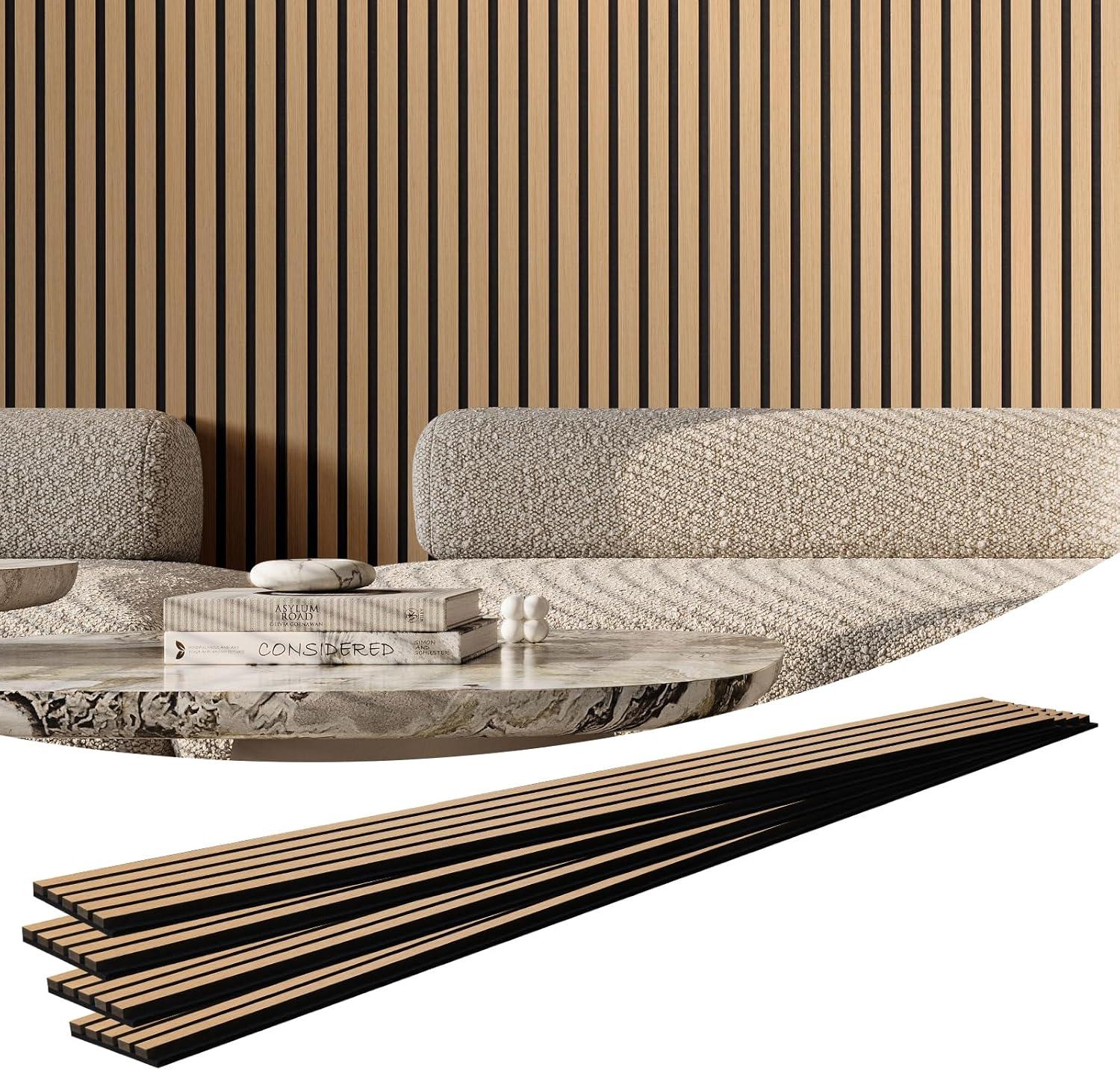 VEVOR Wood Slat Acoustic Panels for Modern Wall Decor