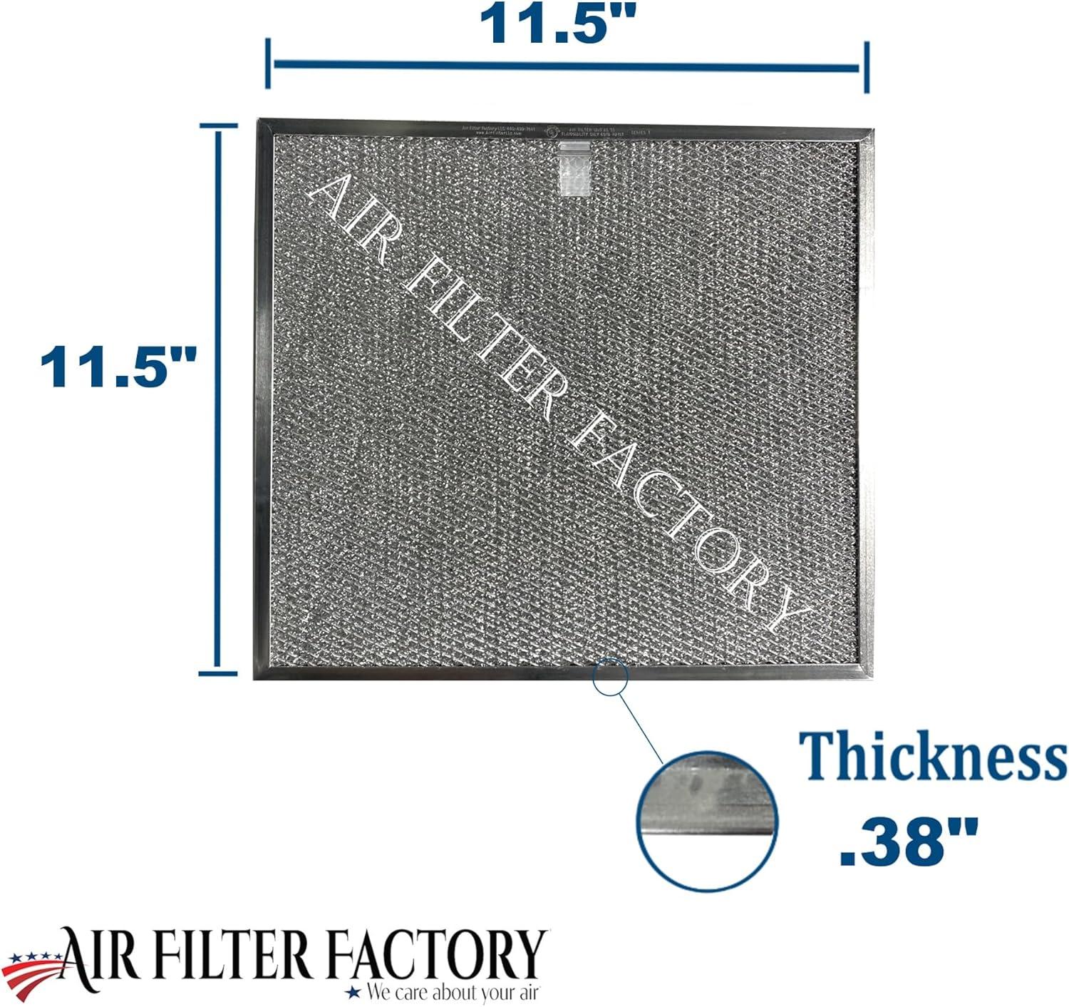 Air Filter Factory Replacement for 99010467 S99010467 Broan Range Hood Aluminum Mesh Grease Filter