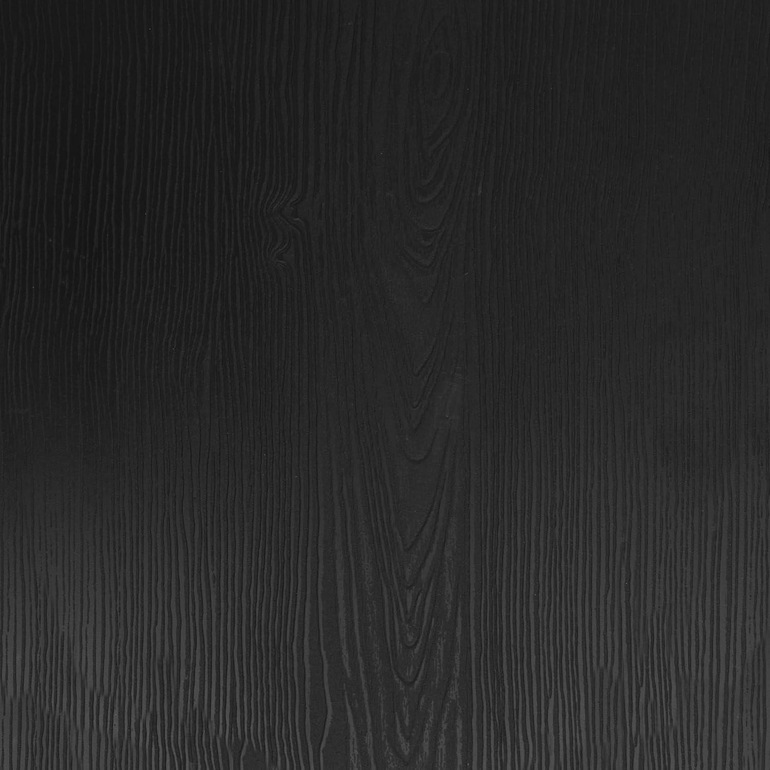 Flash Furniture Charlestown All-Weather Poly Resin Wood Adirondack Style Deep Seat Patio Loveseat with Cushions, Black/Charcoal