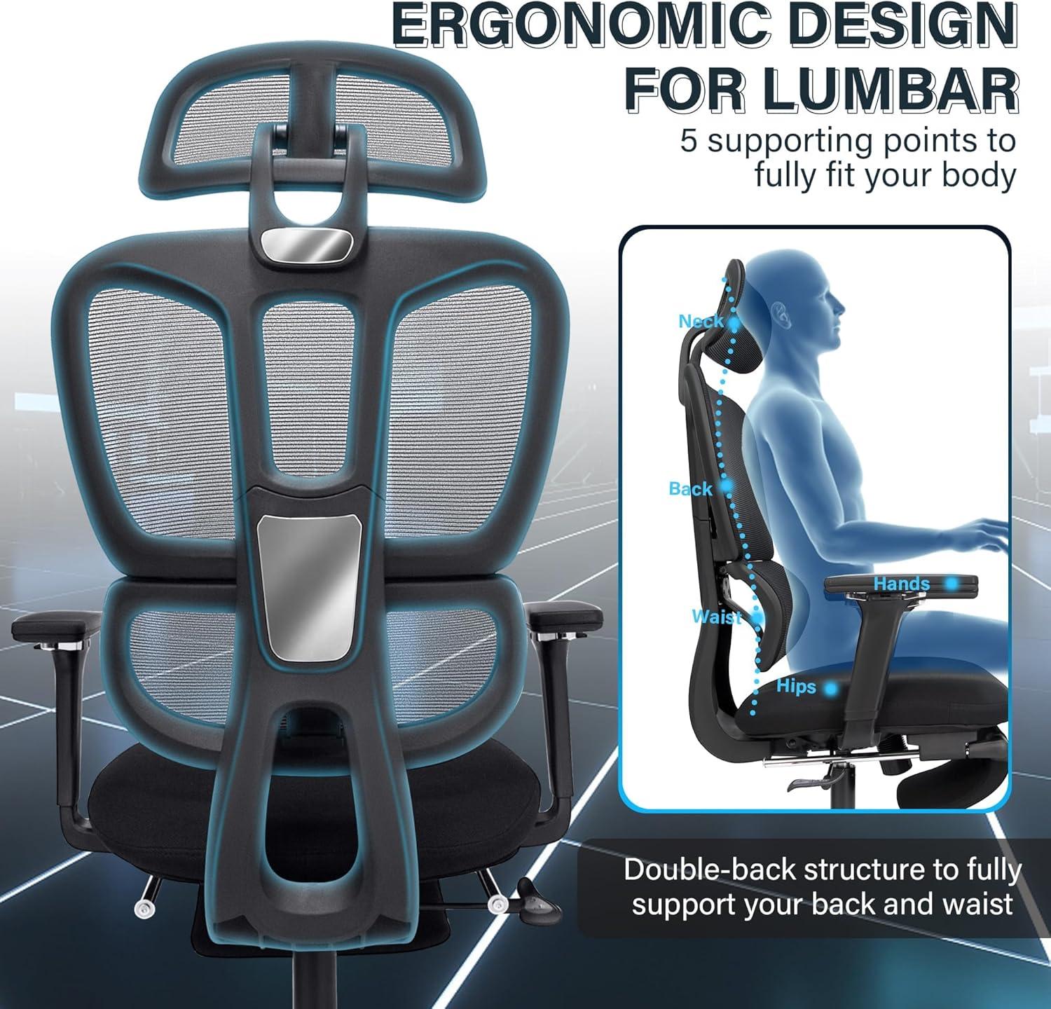 High Back Ergonomic Mesh Office Chair